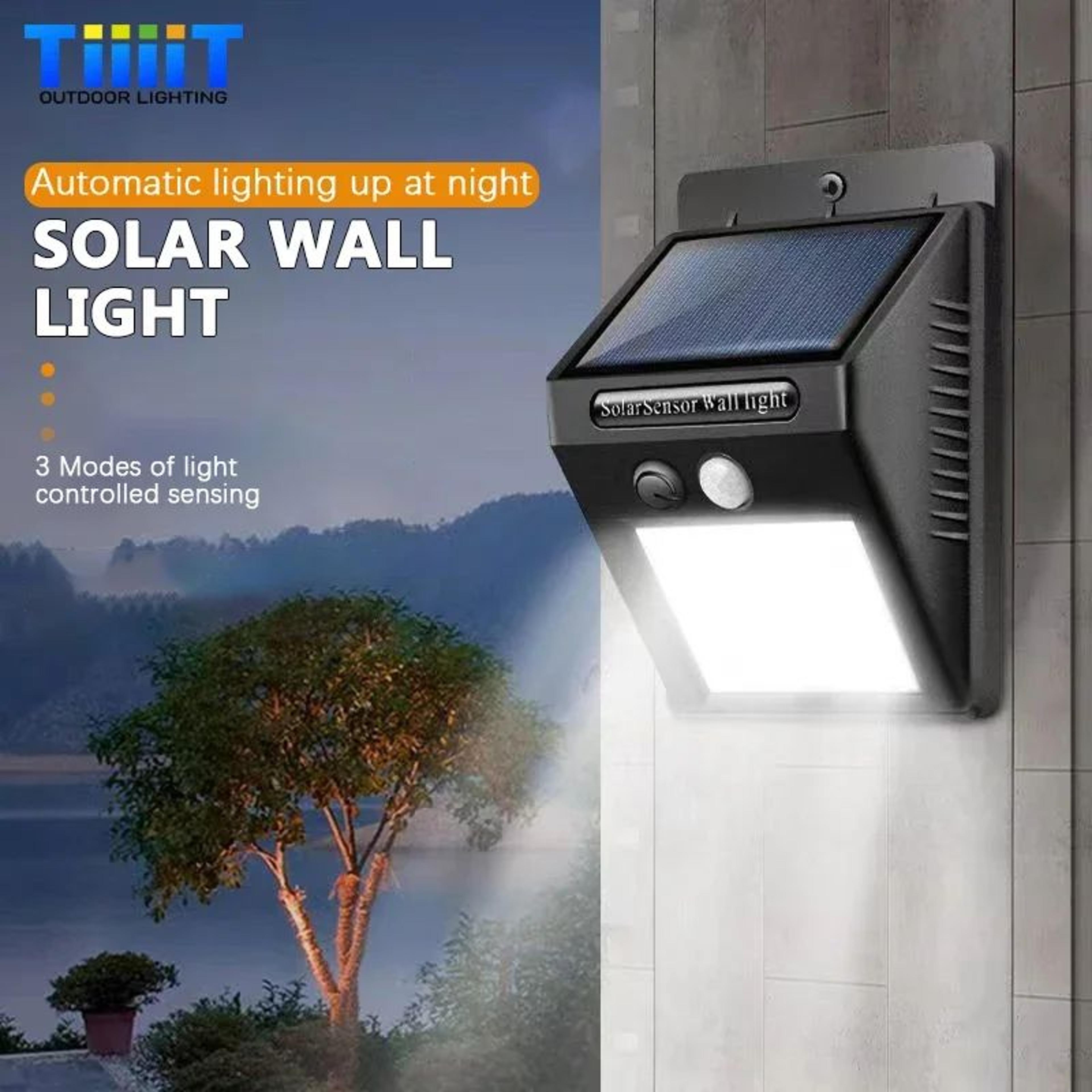 Modern Solar Motion Sensor Wall Light 0
