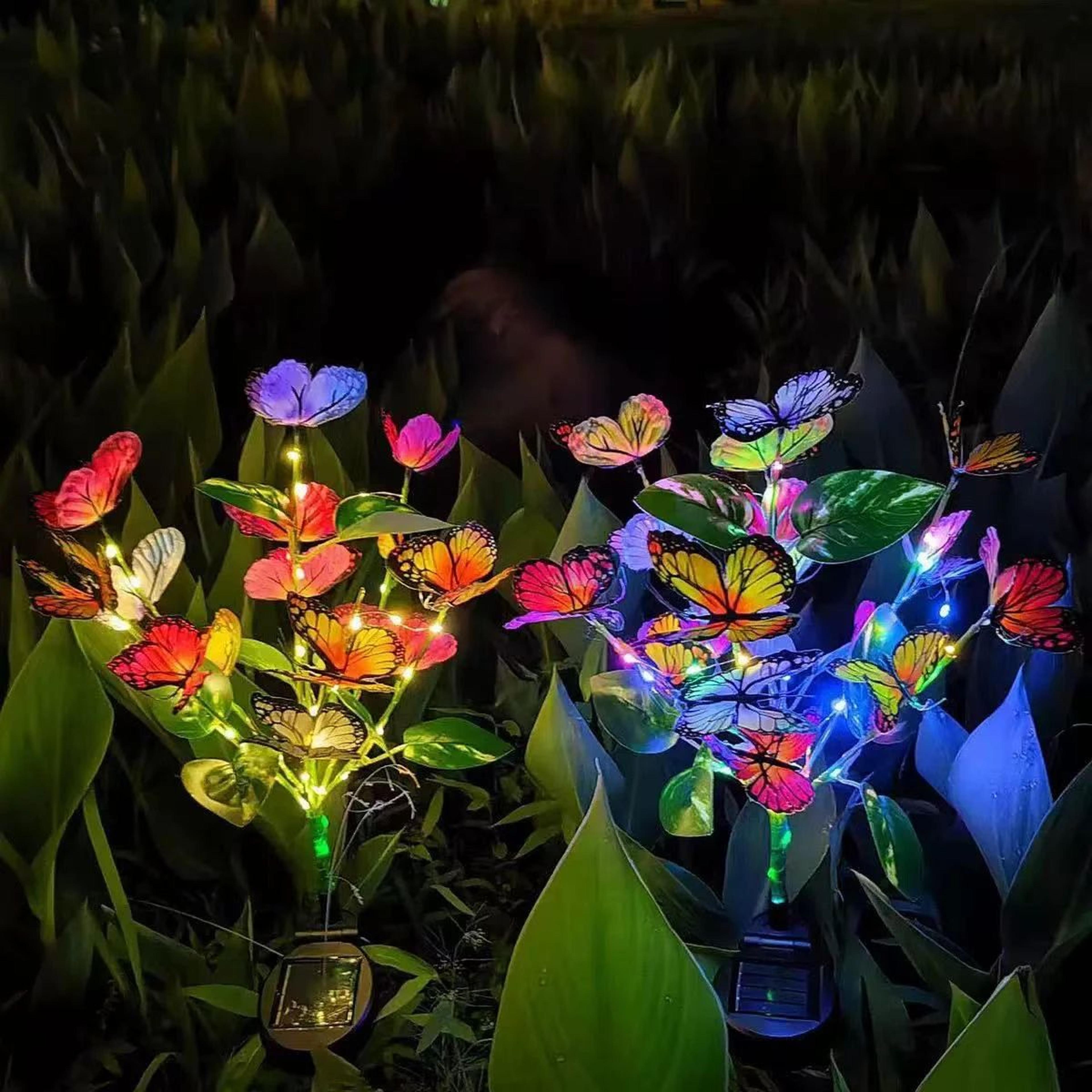 Solar Butterfly Flower Garden Light 1