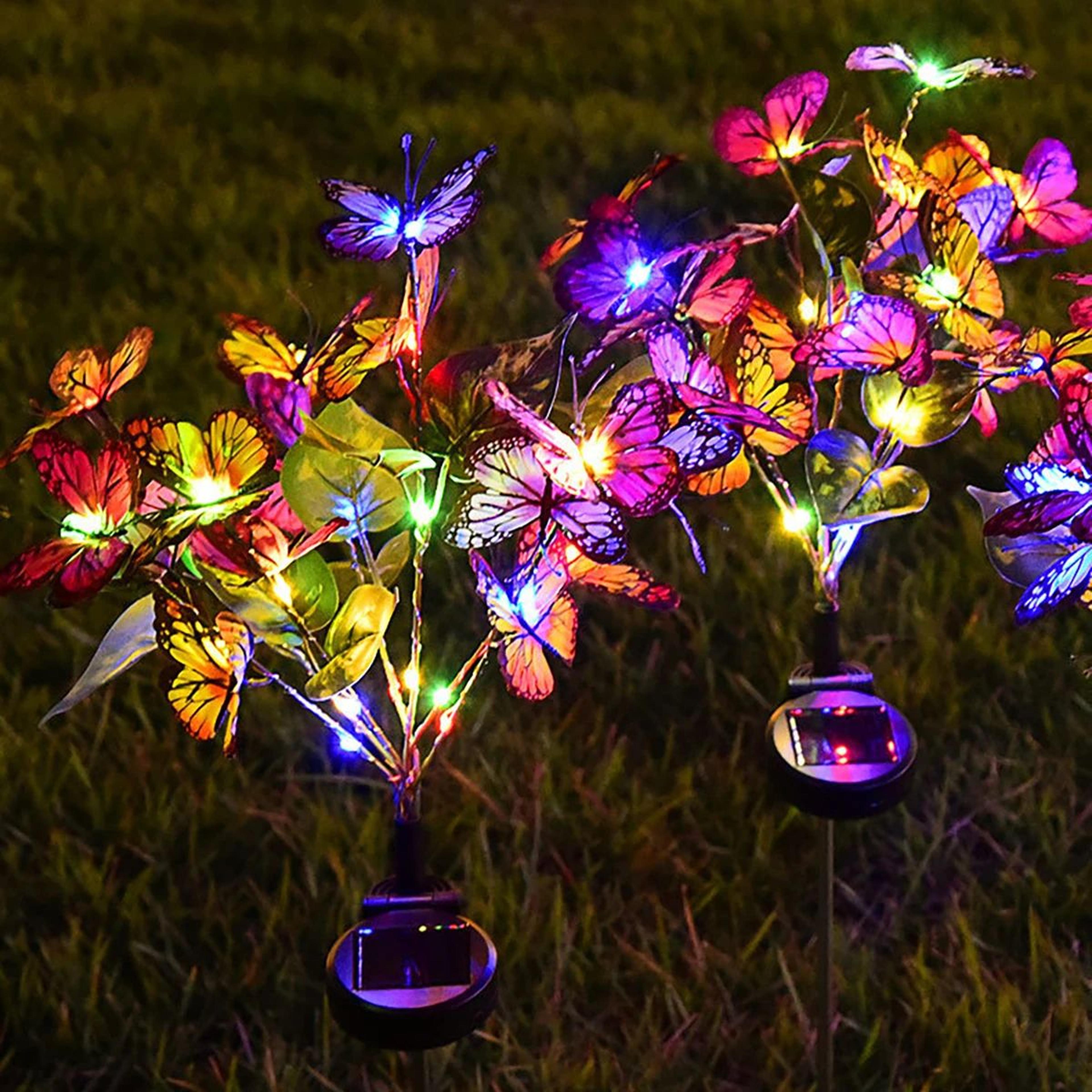 Solar Butterfly Flower Garden Light 6