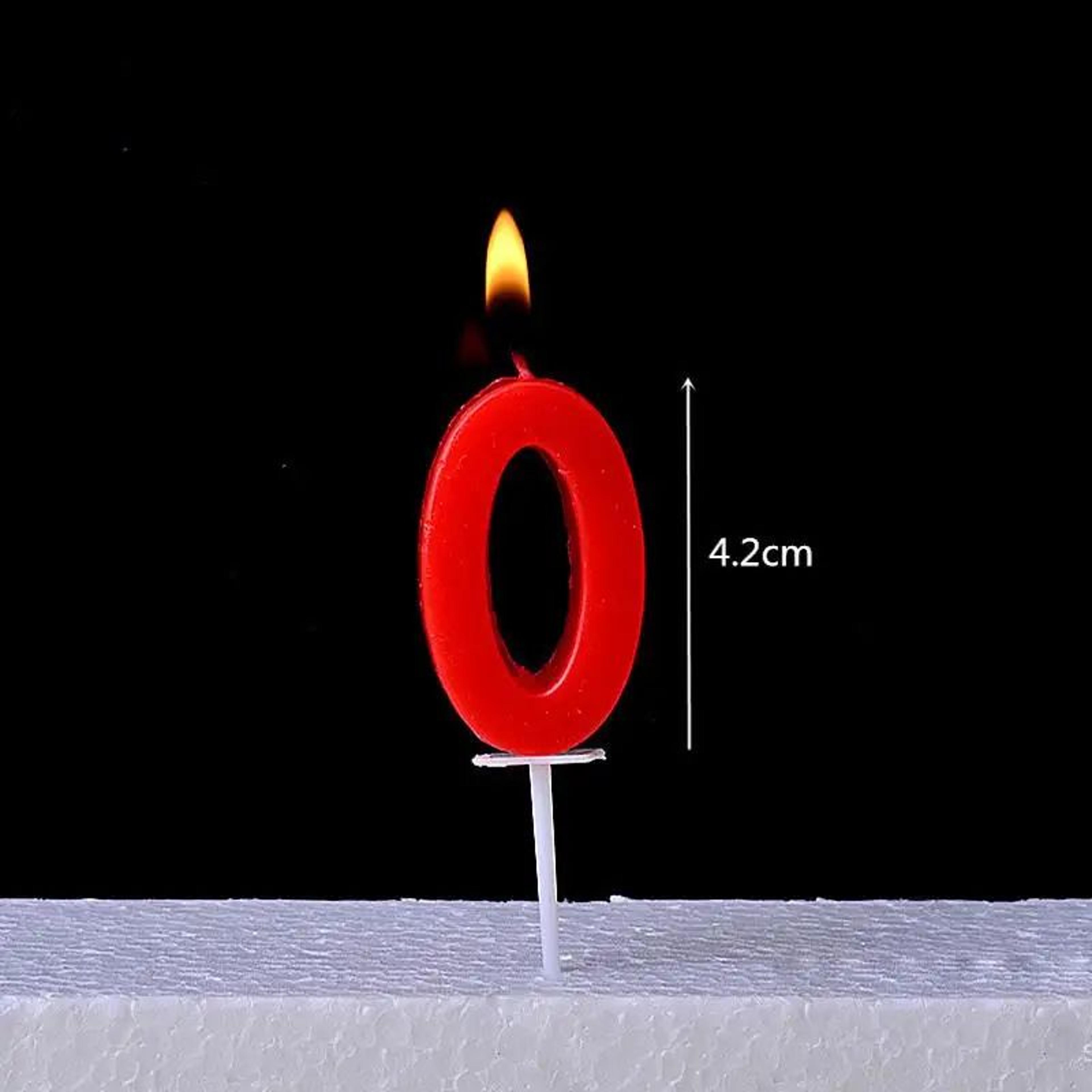 Black Number Birthday Cake Candle 13