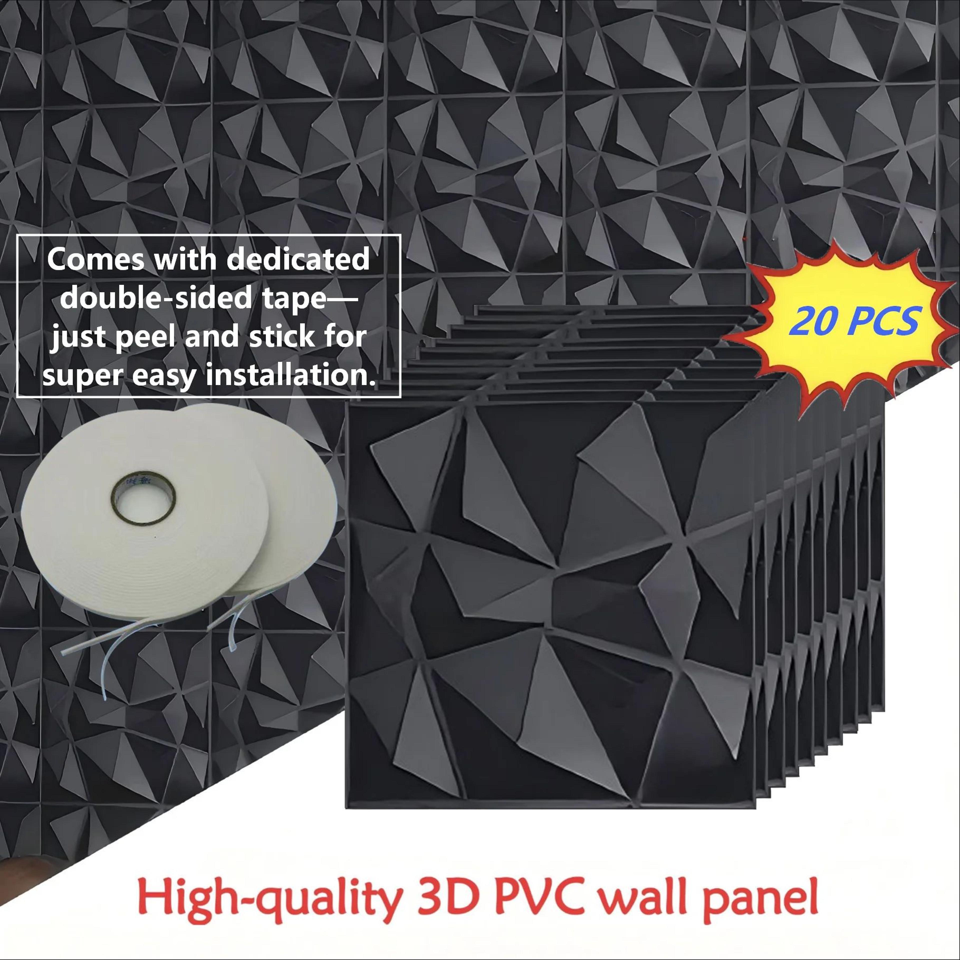 3D Decorative Wall Panel Tiles 20 Piece Set 0