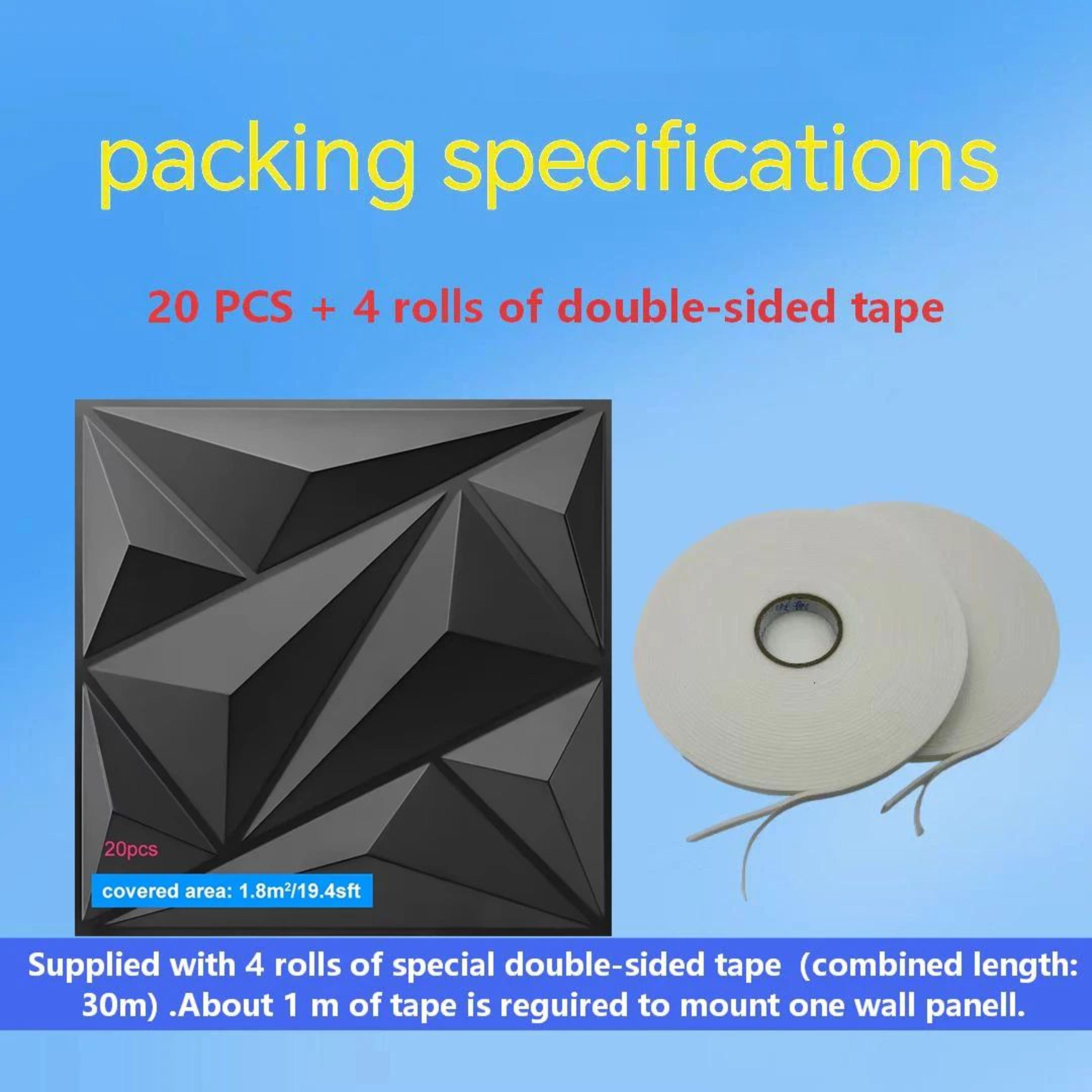 3D Decorative Wall Panel Tiles 20 Piece Set 12
