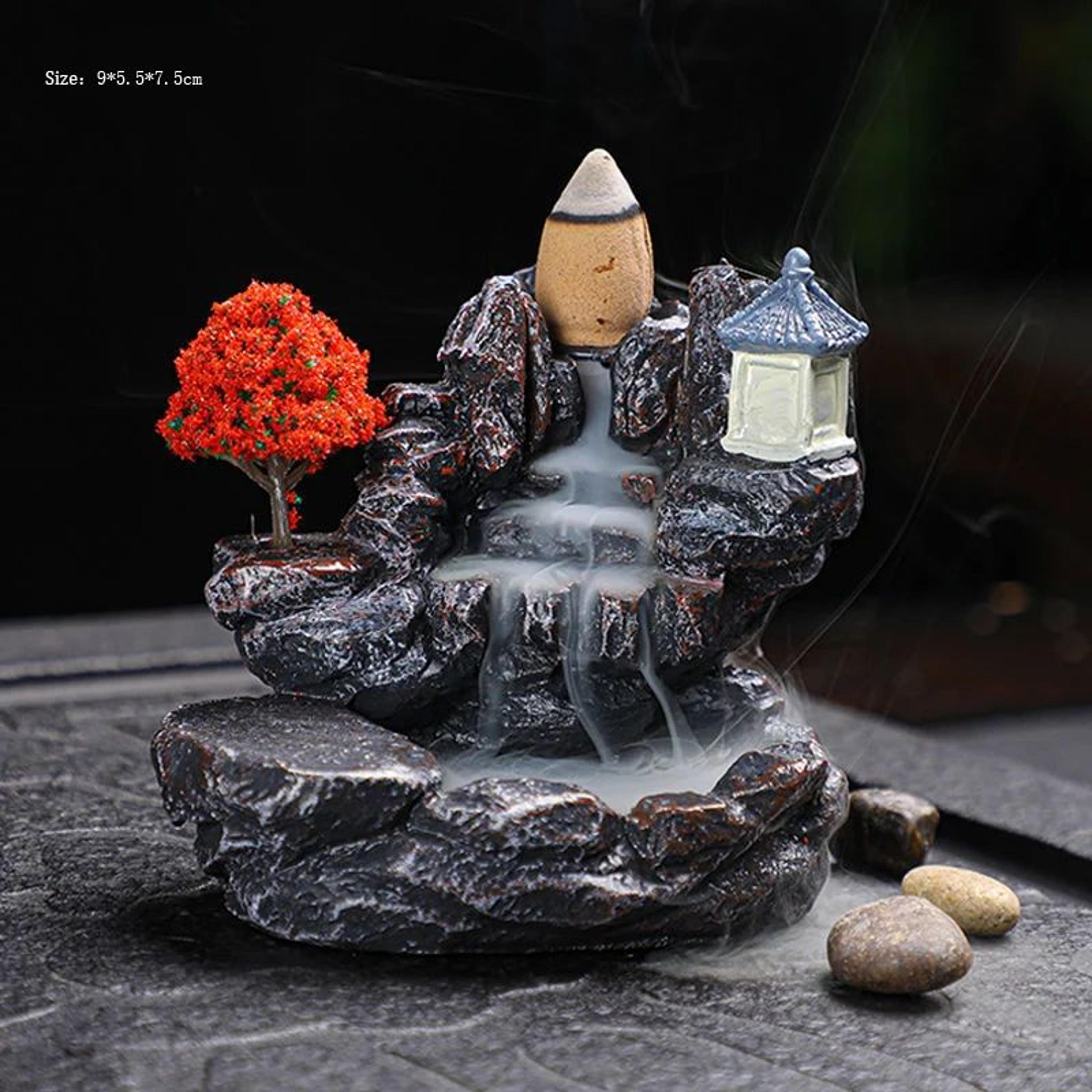 Waterfall Backflow Incense Burner Holder 4