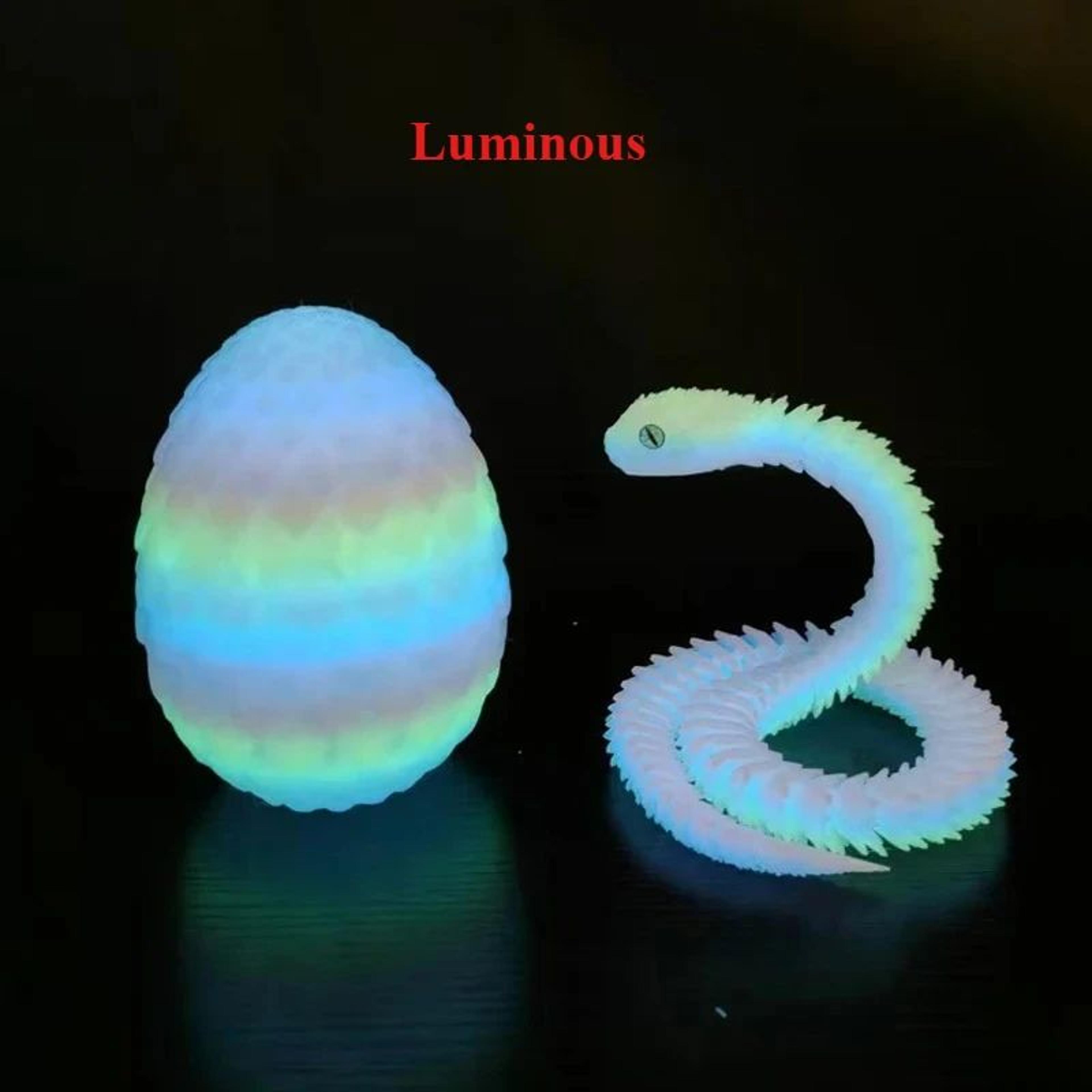 Luminous 3D Articulated Snake Figure 9