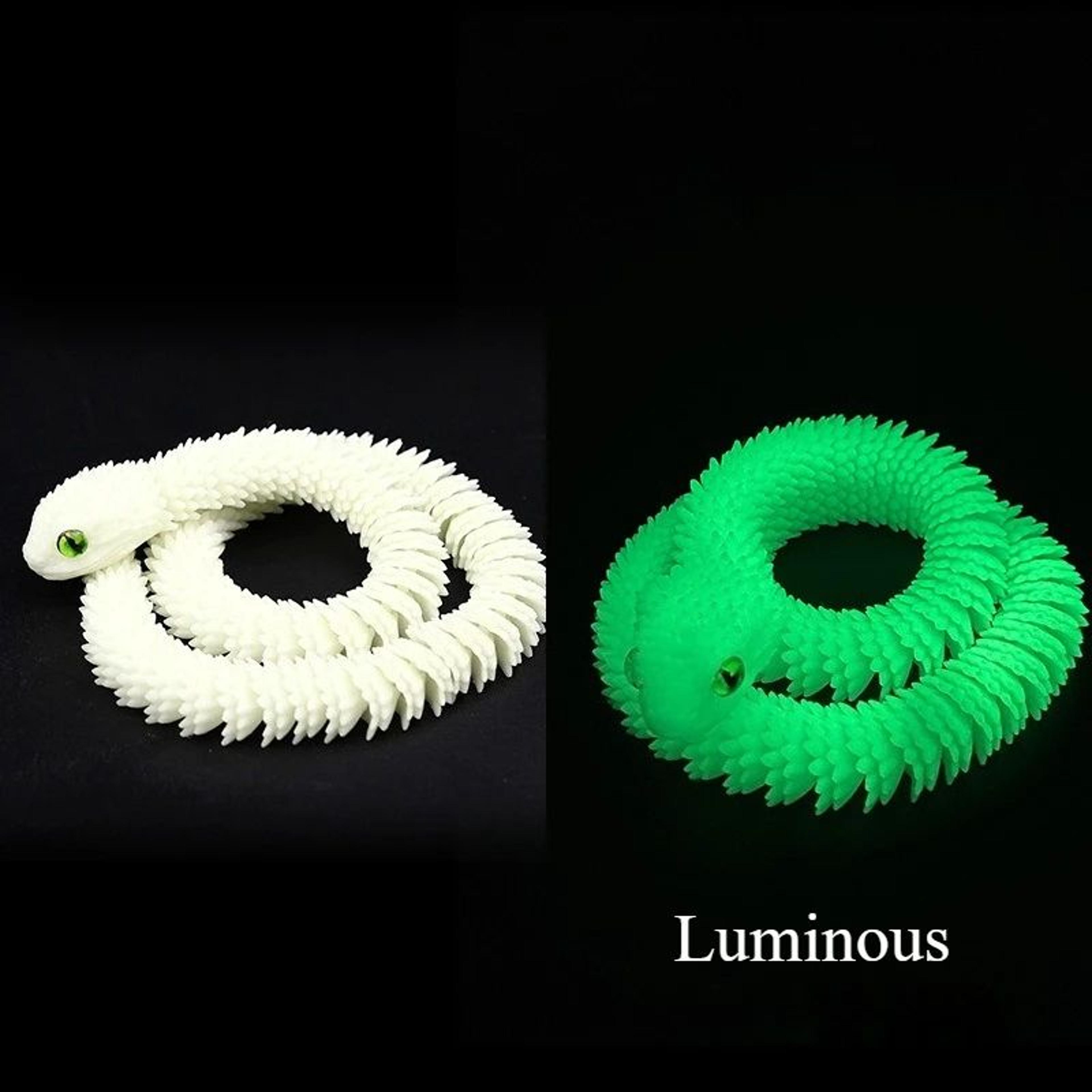 Luminous 3D Articulated Snake Figure 10
