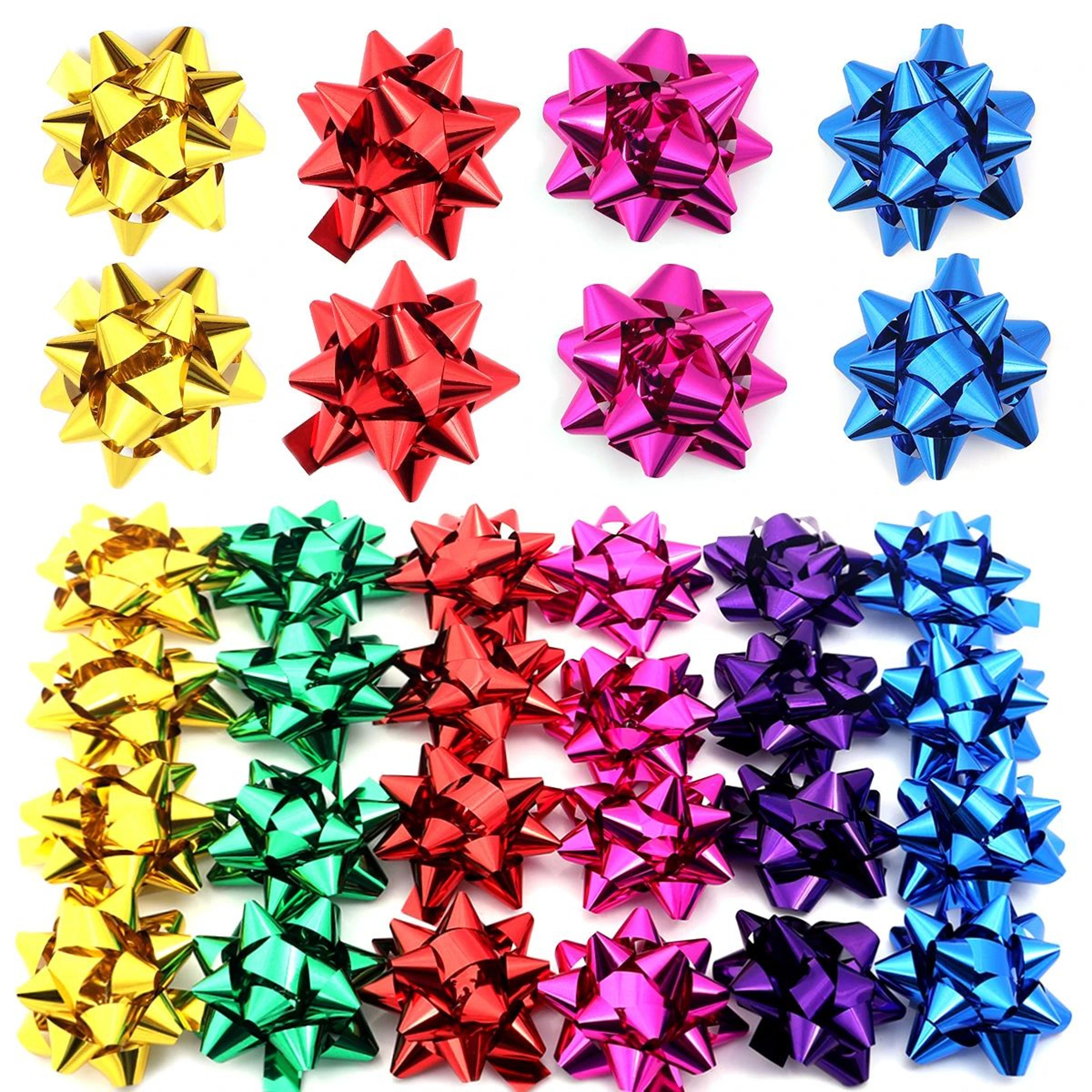 Colorful Mini Star Gift Wrapping Bows 4