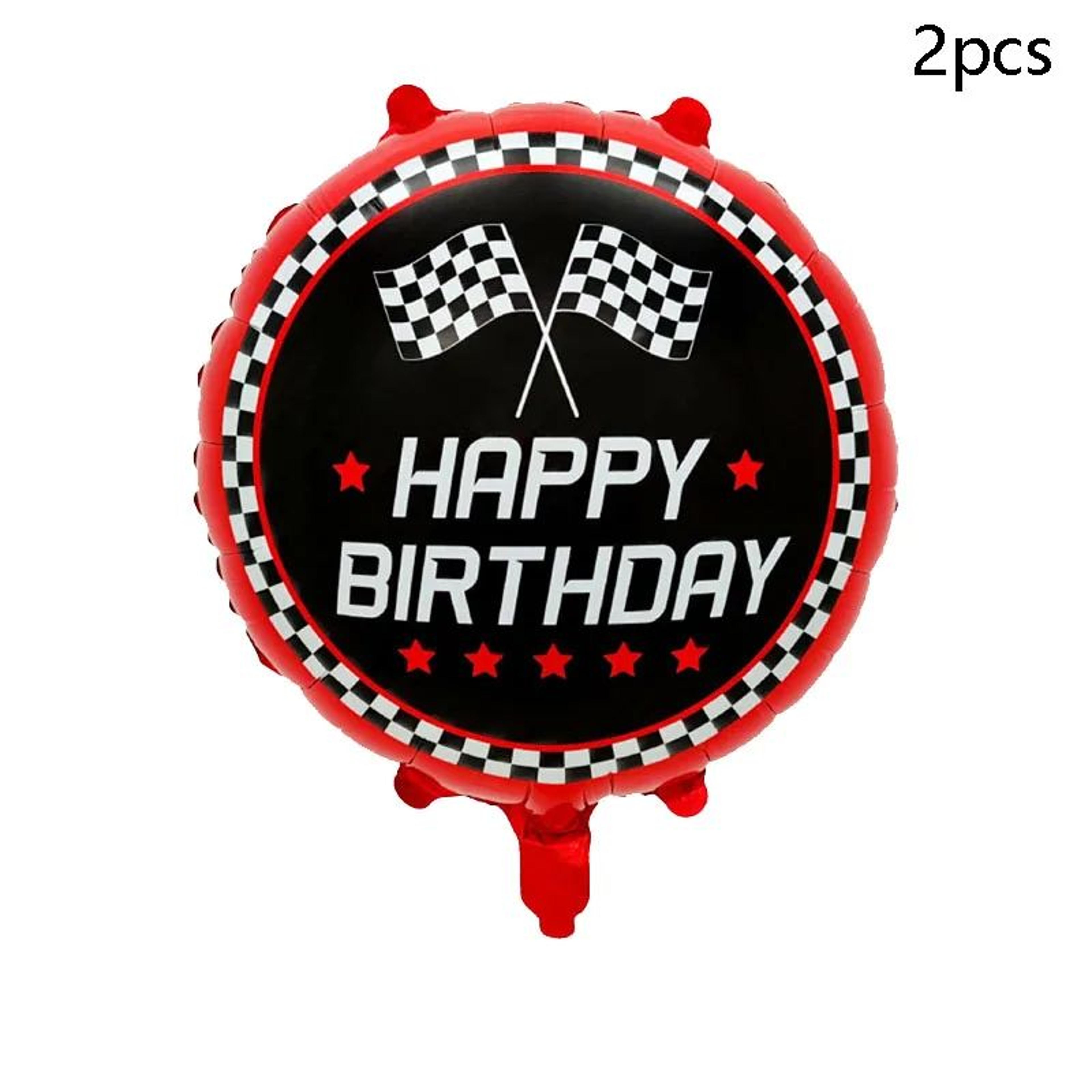 Race Car Foil Party Balloons 14