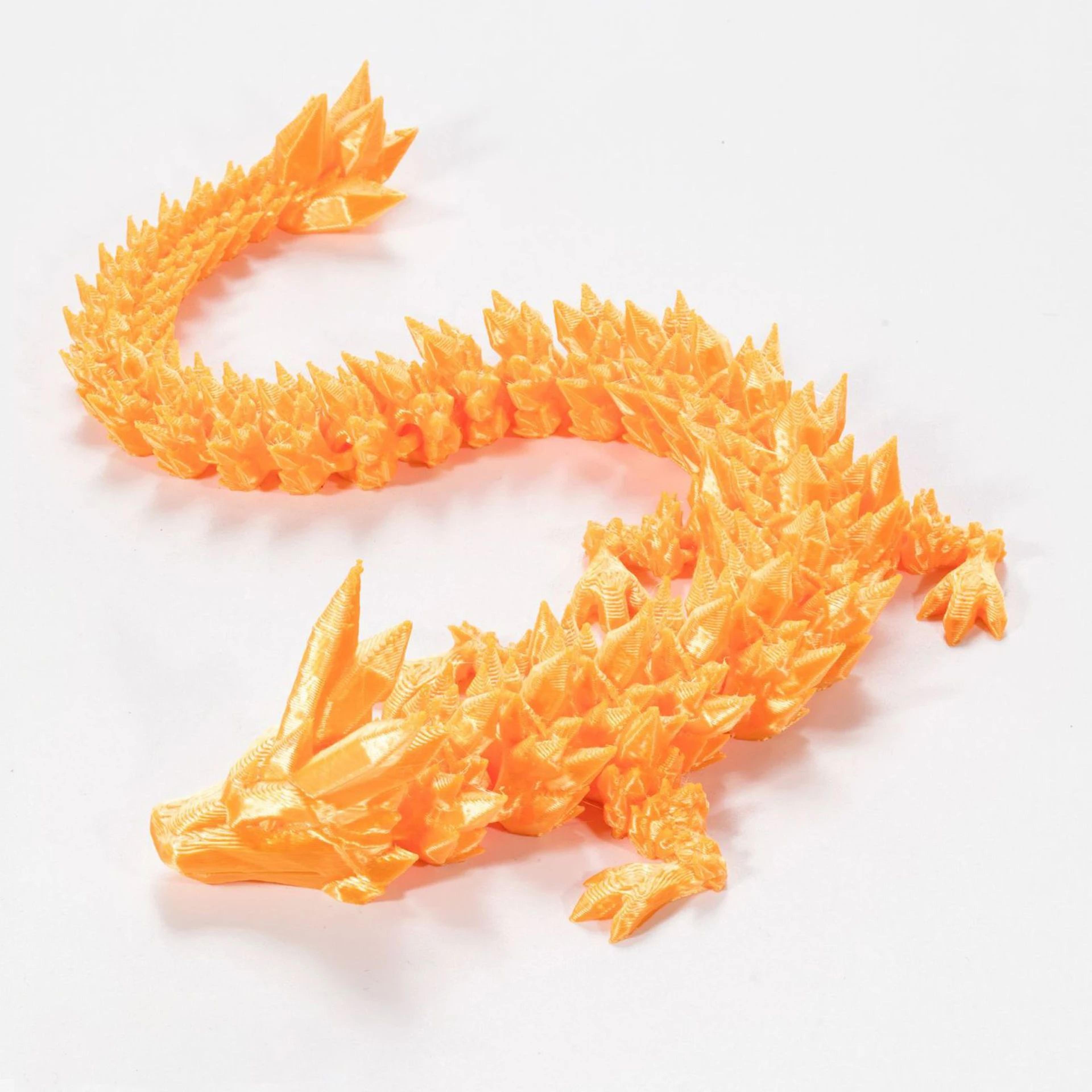 3D Printed Articulated Snake Figurine 17