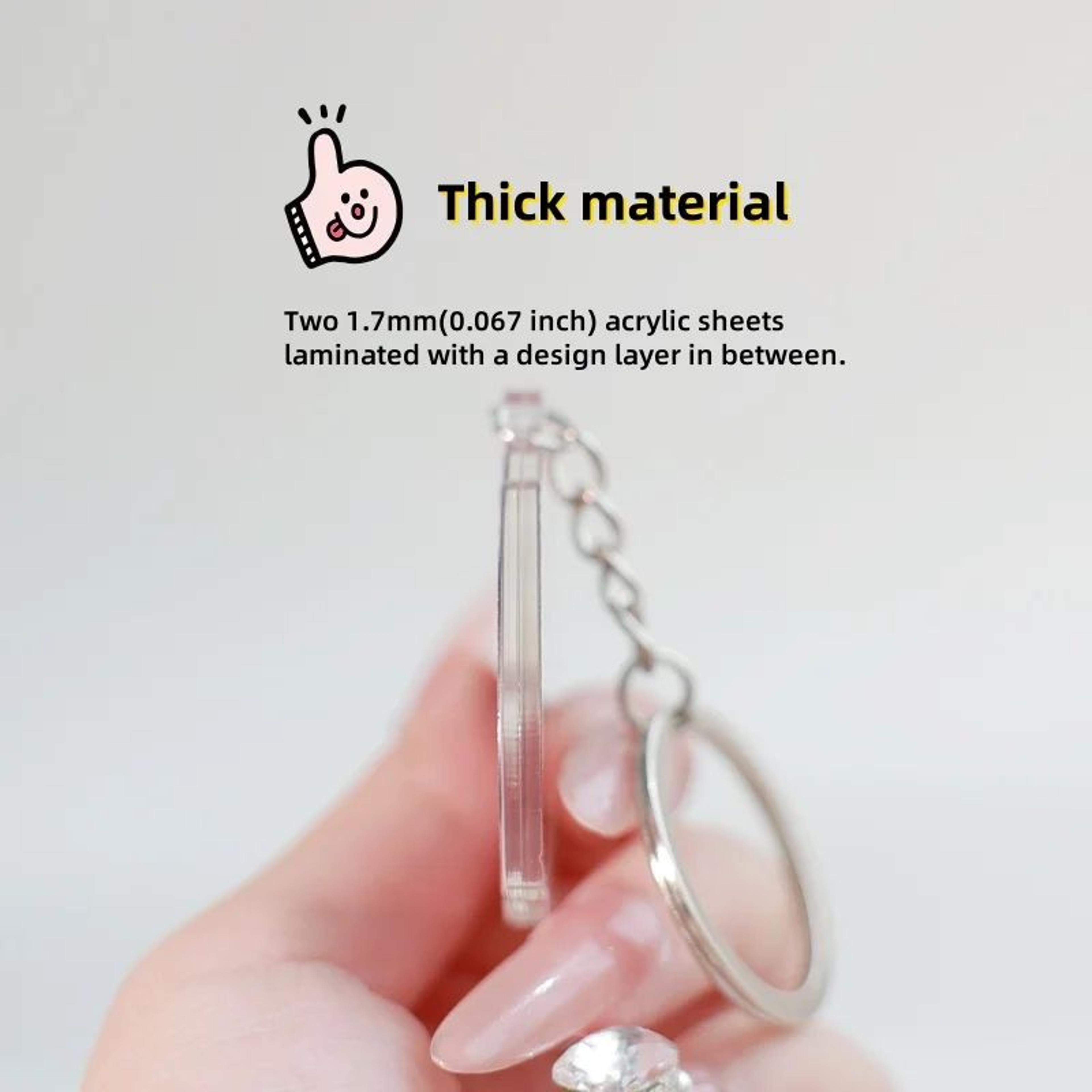 Custom Anime Acrylic Character Keychain 3