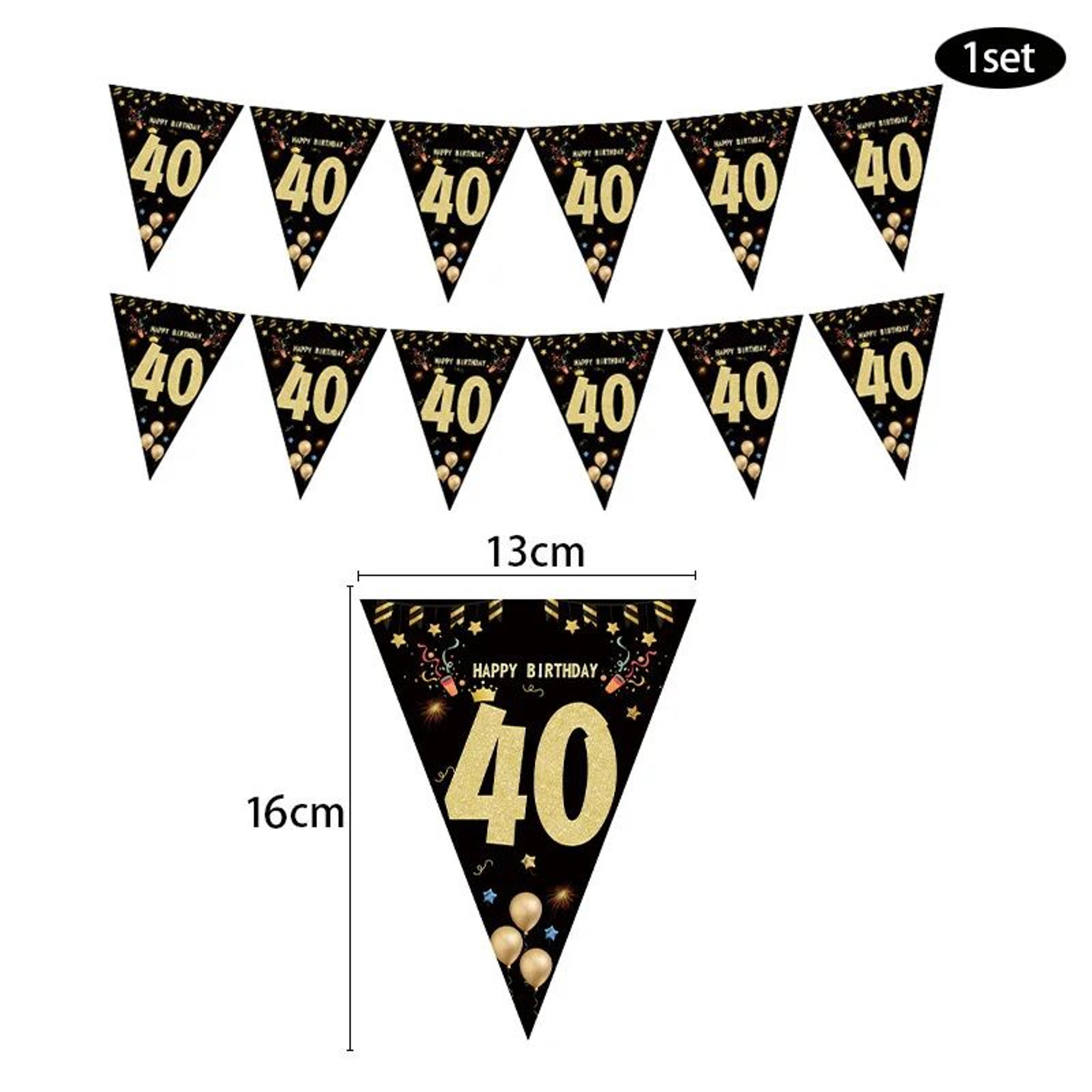 Milestone Birthday Number Balloon Banner Set 11