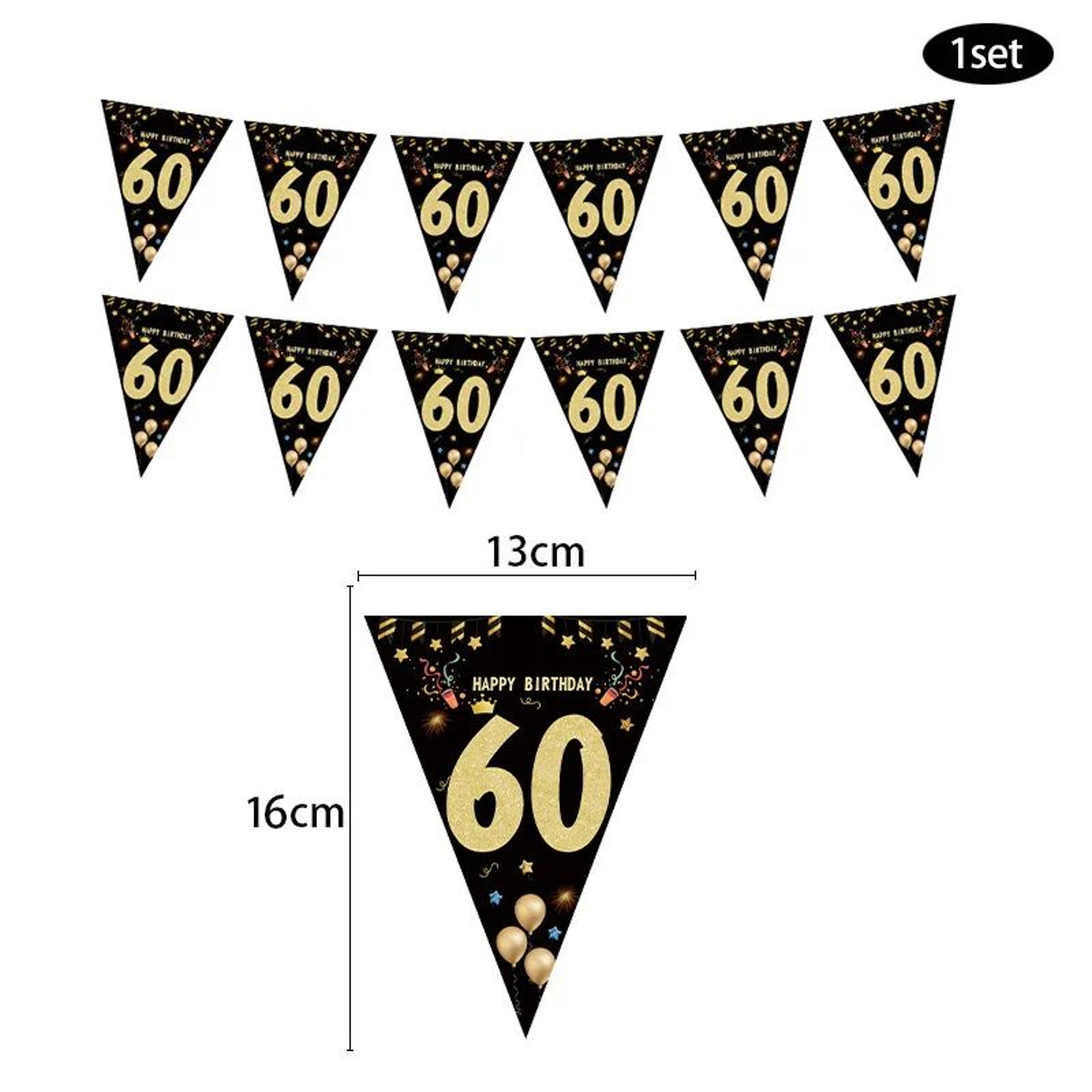Milestone Birthday Number Balloon Banner Set 13