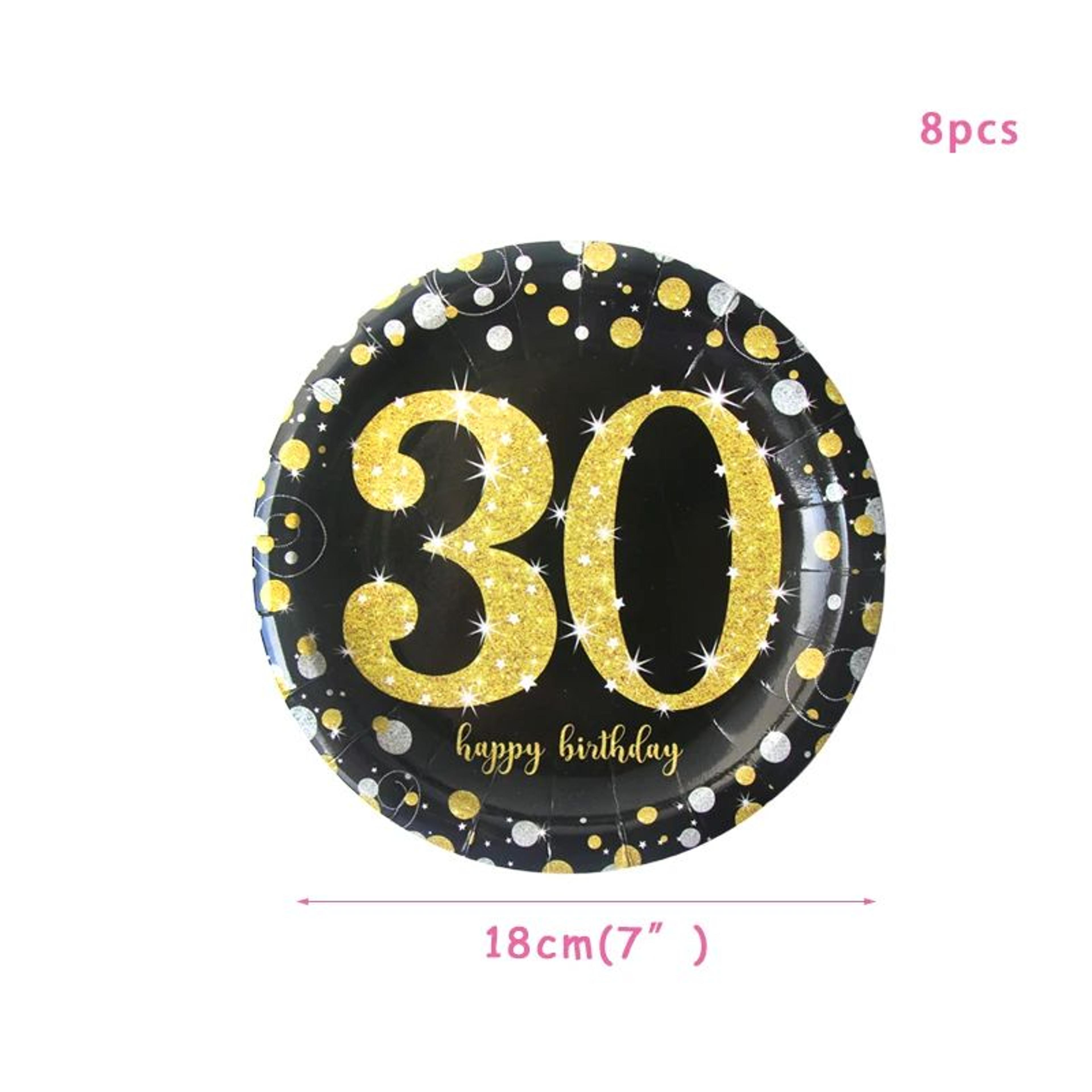 Milestone Birthday Number Balloon Banner Set 14