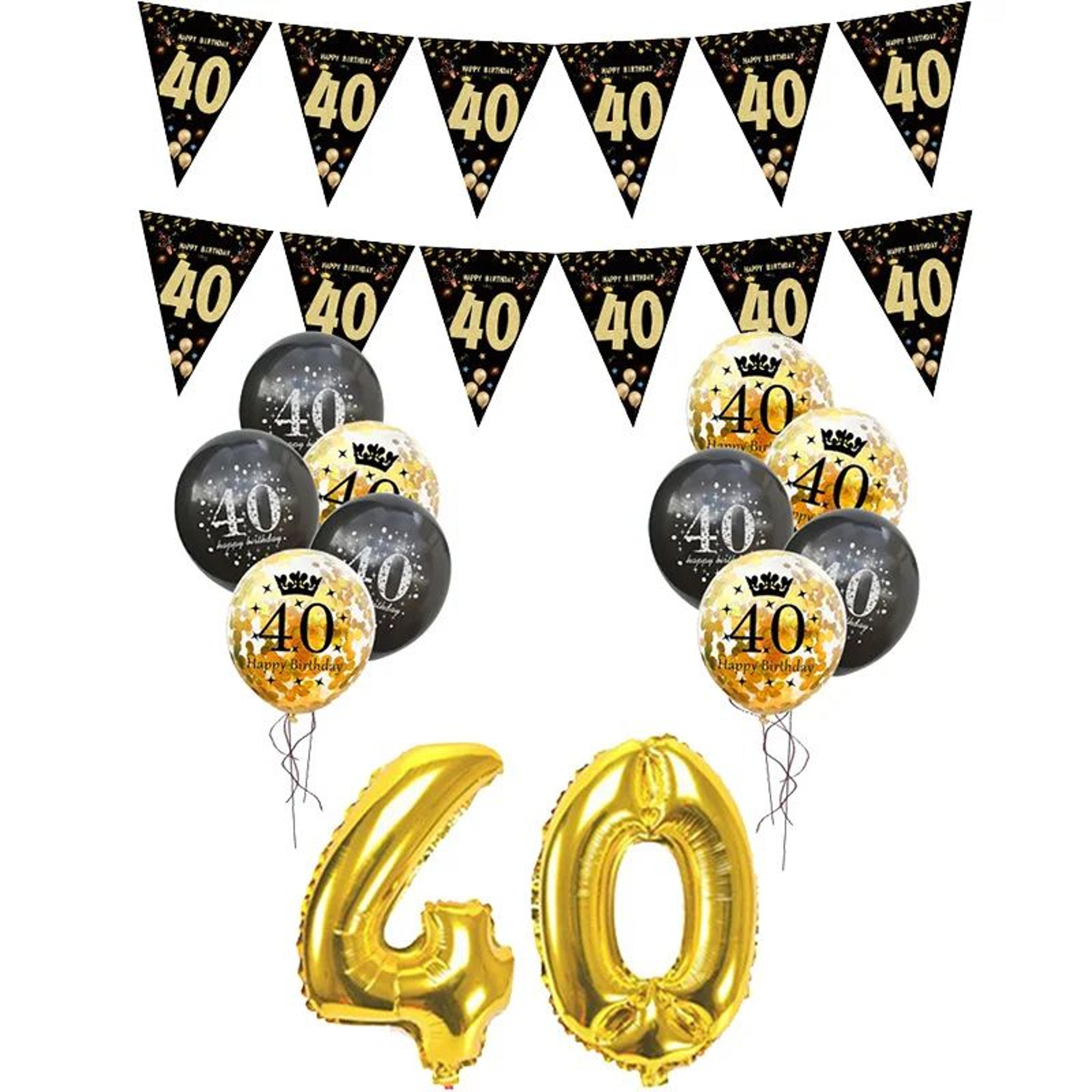 Milestone Birthday Number Balloon Banner Set 5