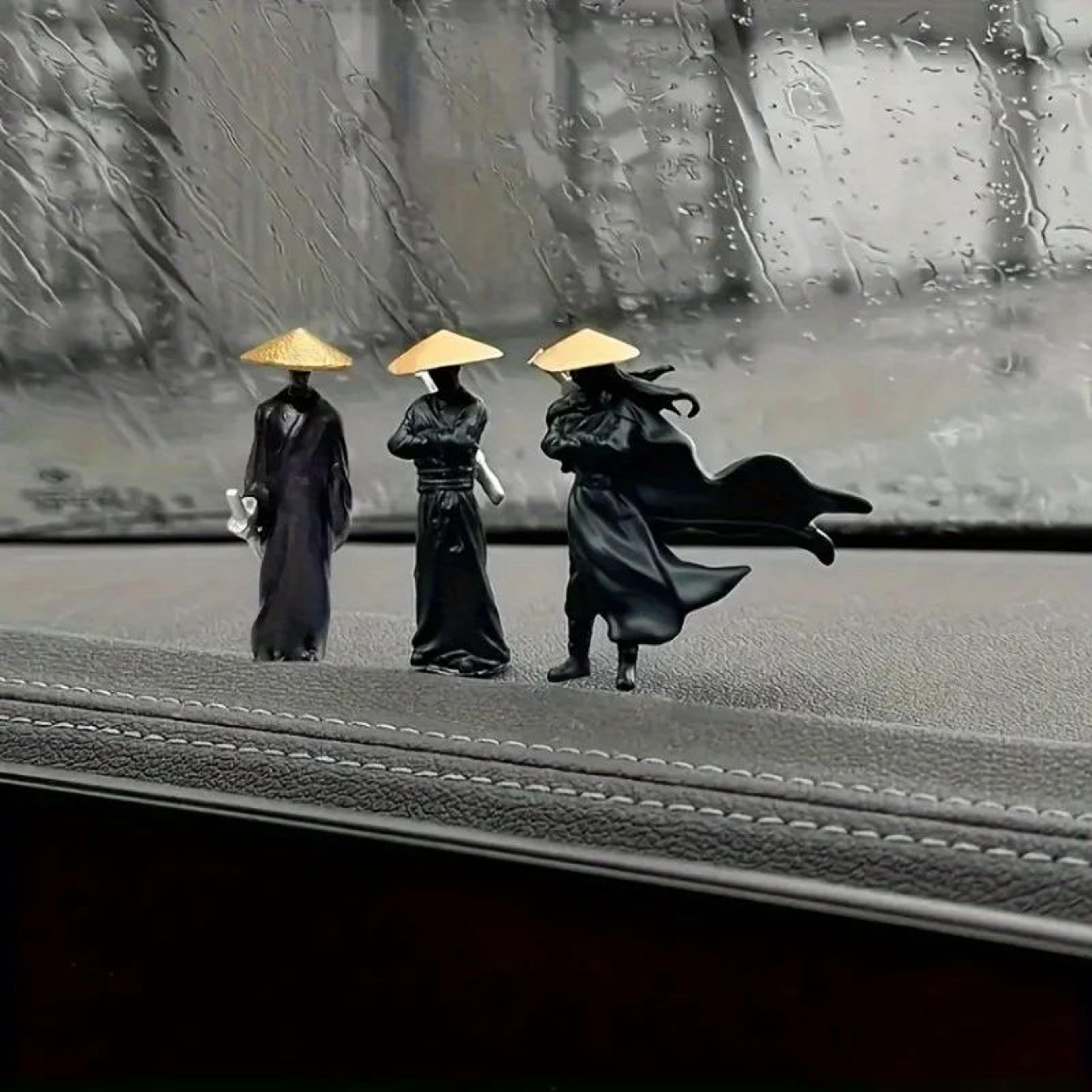Mini Ninja Samurai Warrior Resin Figures Set 0