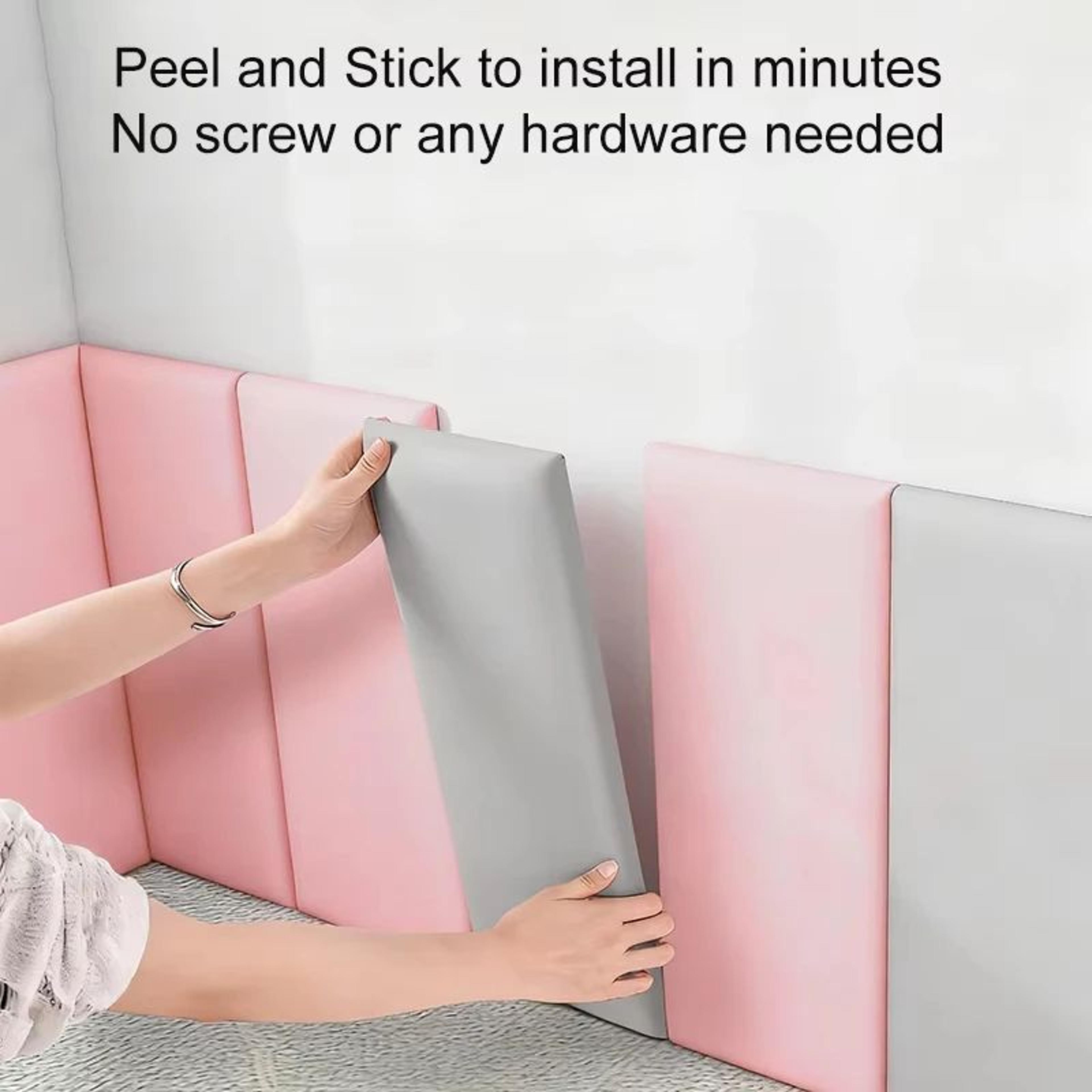 3D Padded Peel And Stick Wall Panels 2