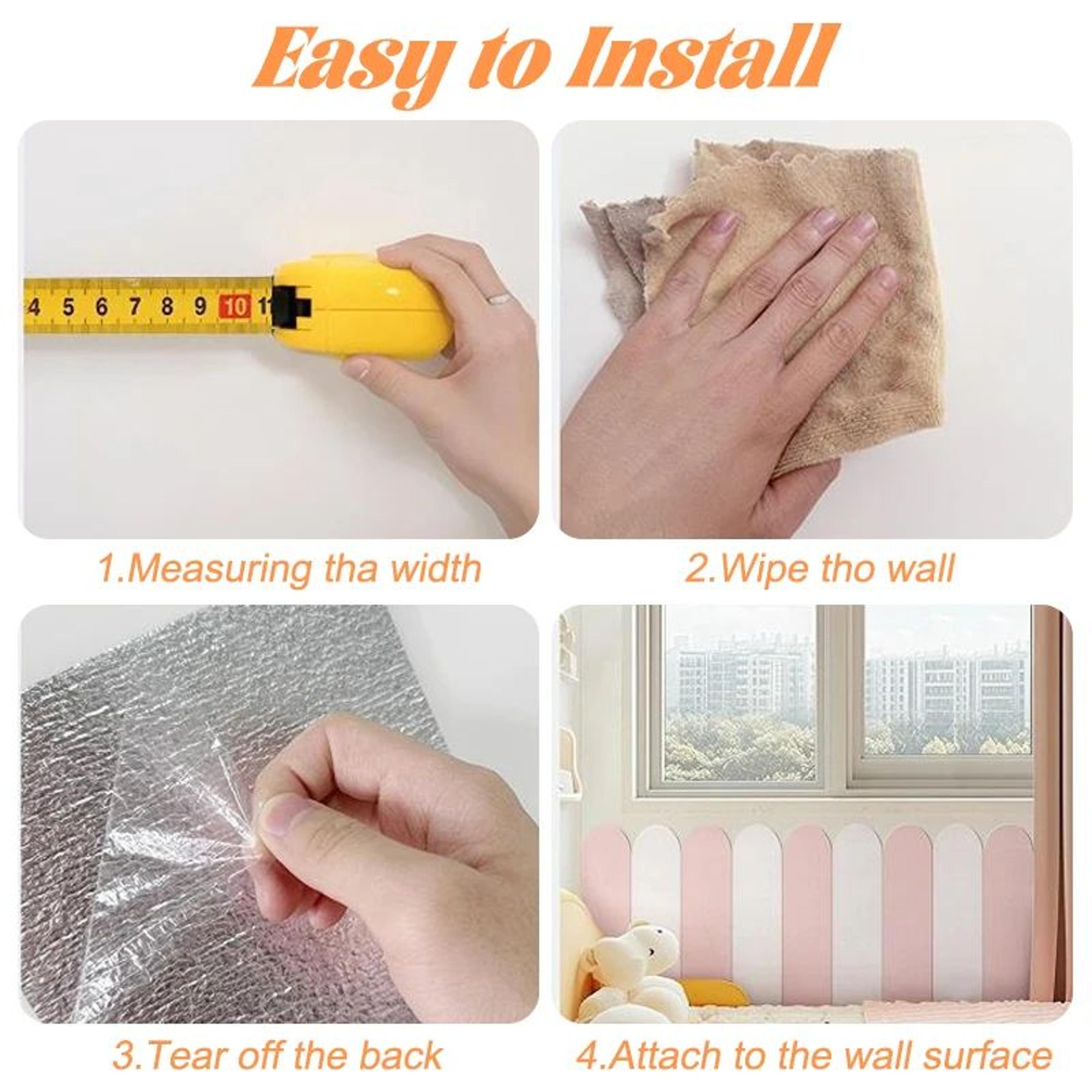 Soft Self Adhesive Padded Wall Cushion Panels 3