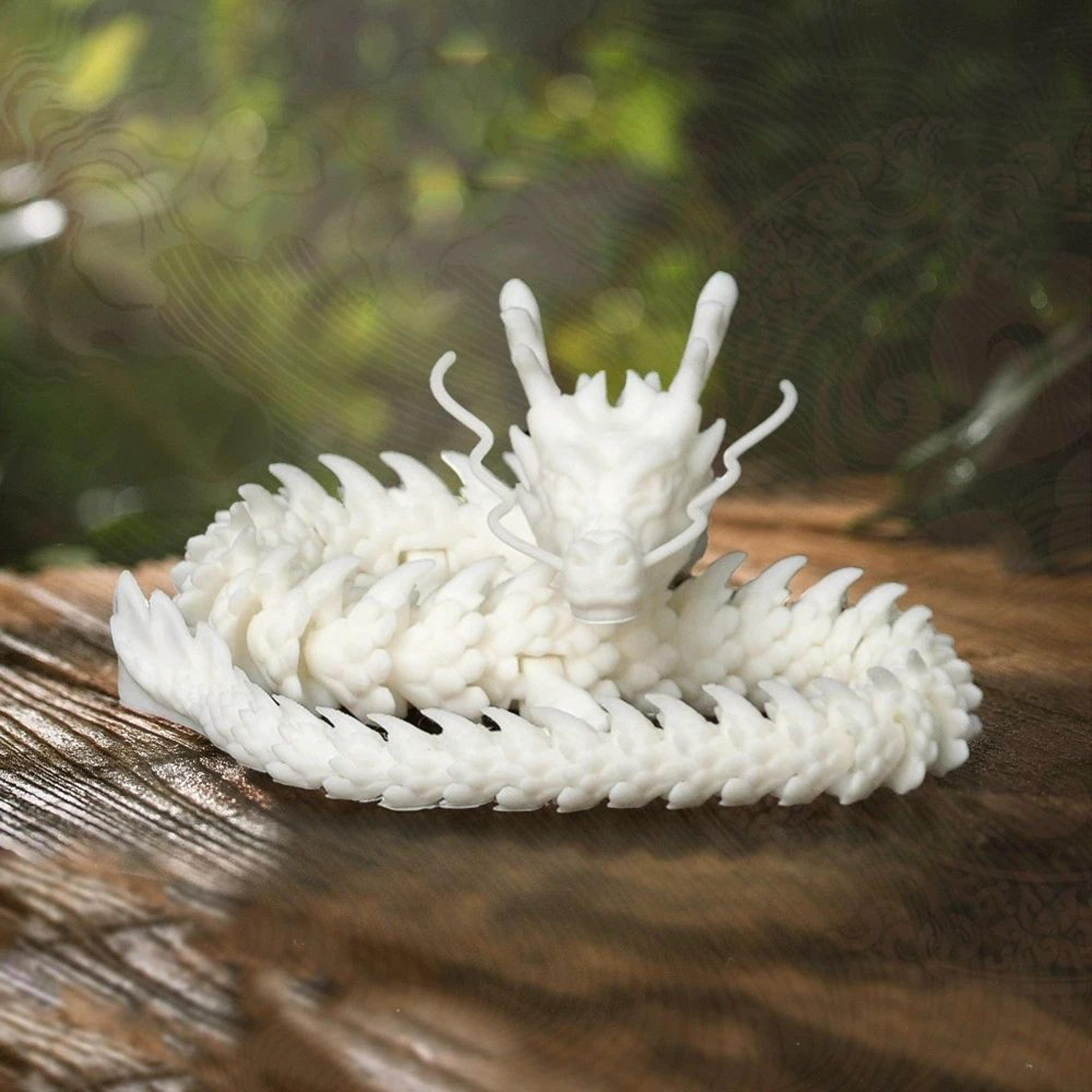 3D Printed Articulated Divine Dragon Ornament 11