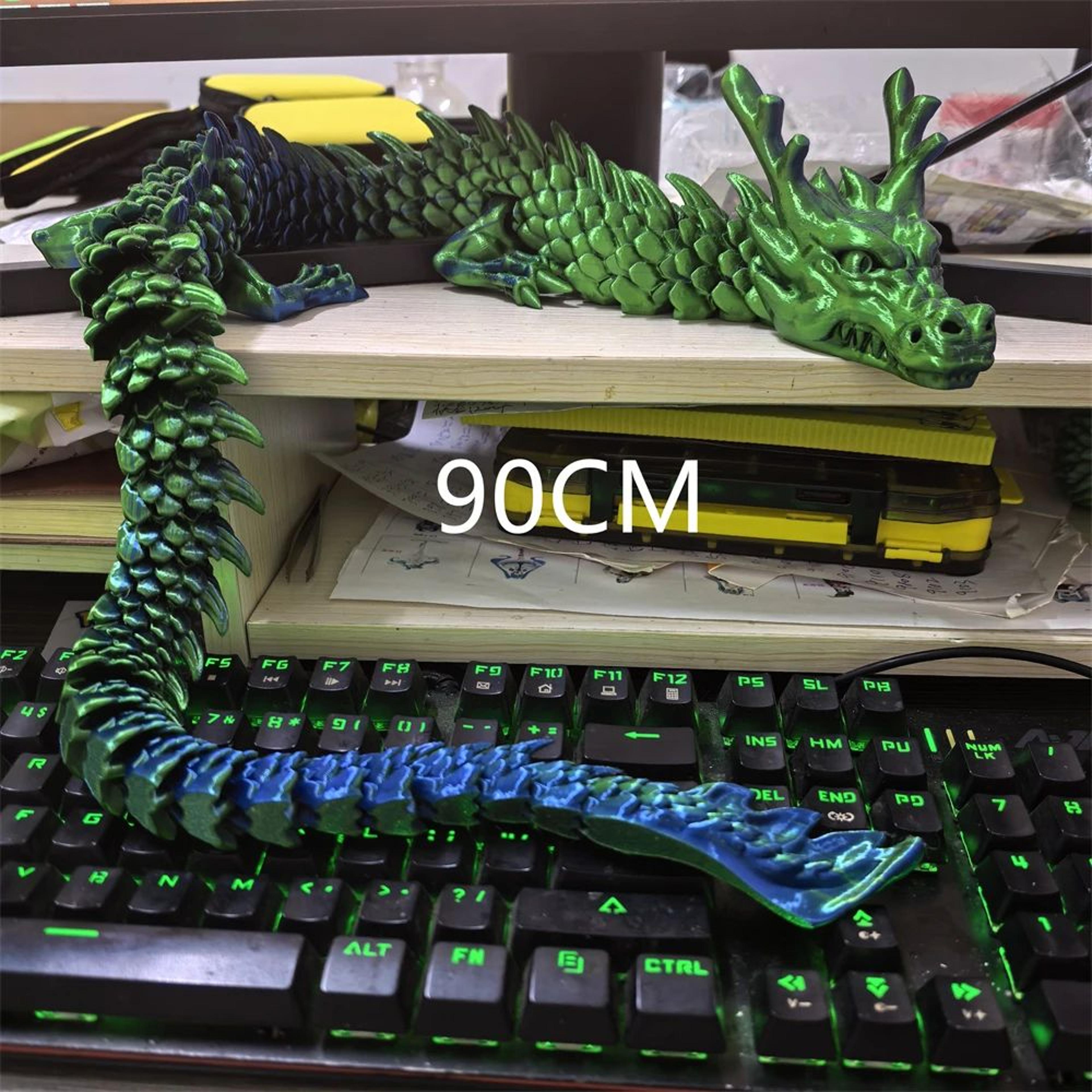 3D Printed Articulated Divine Dragon Ornament 12
