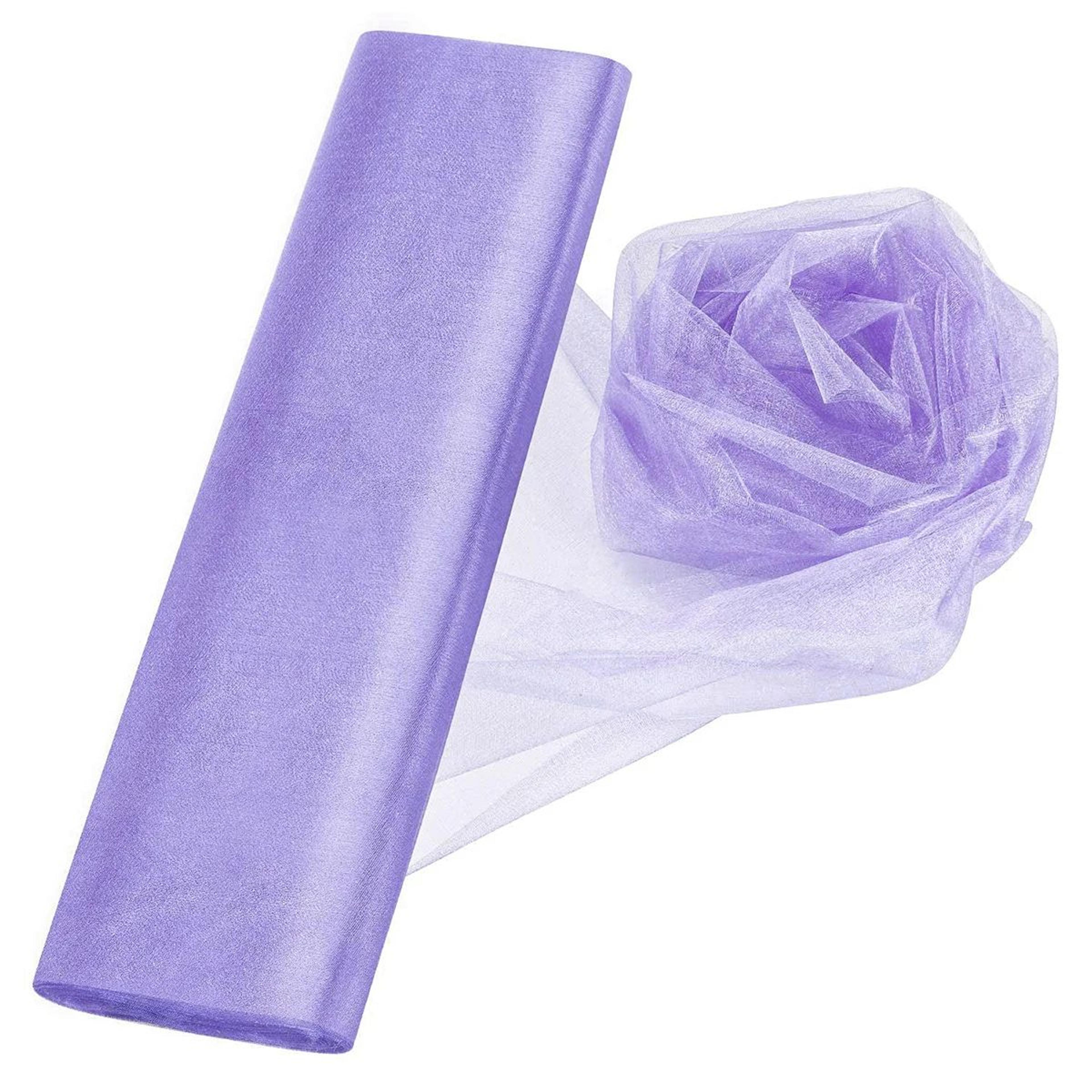 Sheer Crystal Organza Tulle Fabric Roll 10