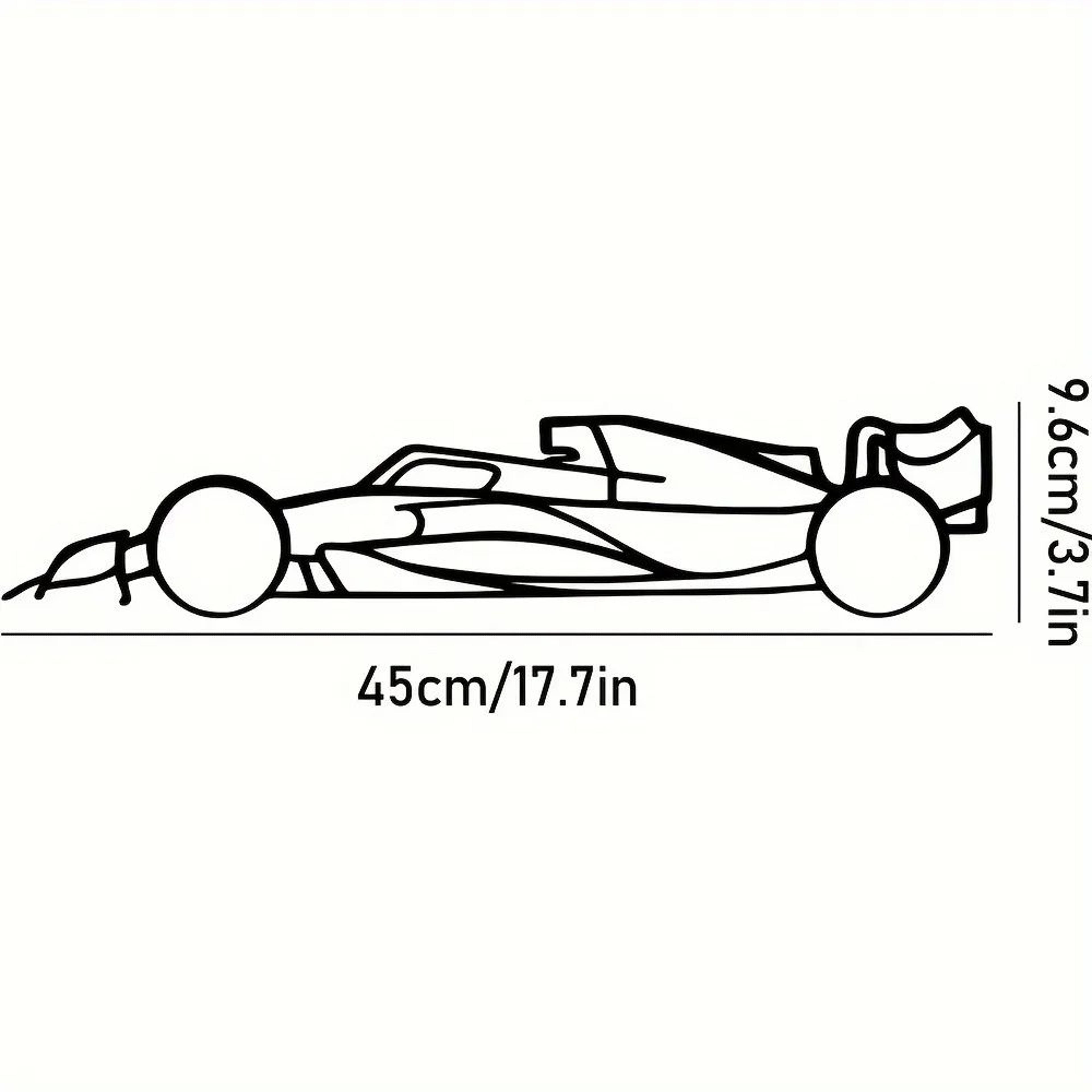 Metal Racing Car Wall Art Decor 12