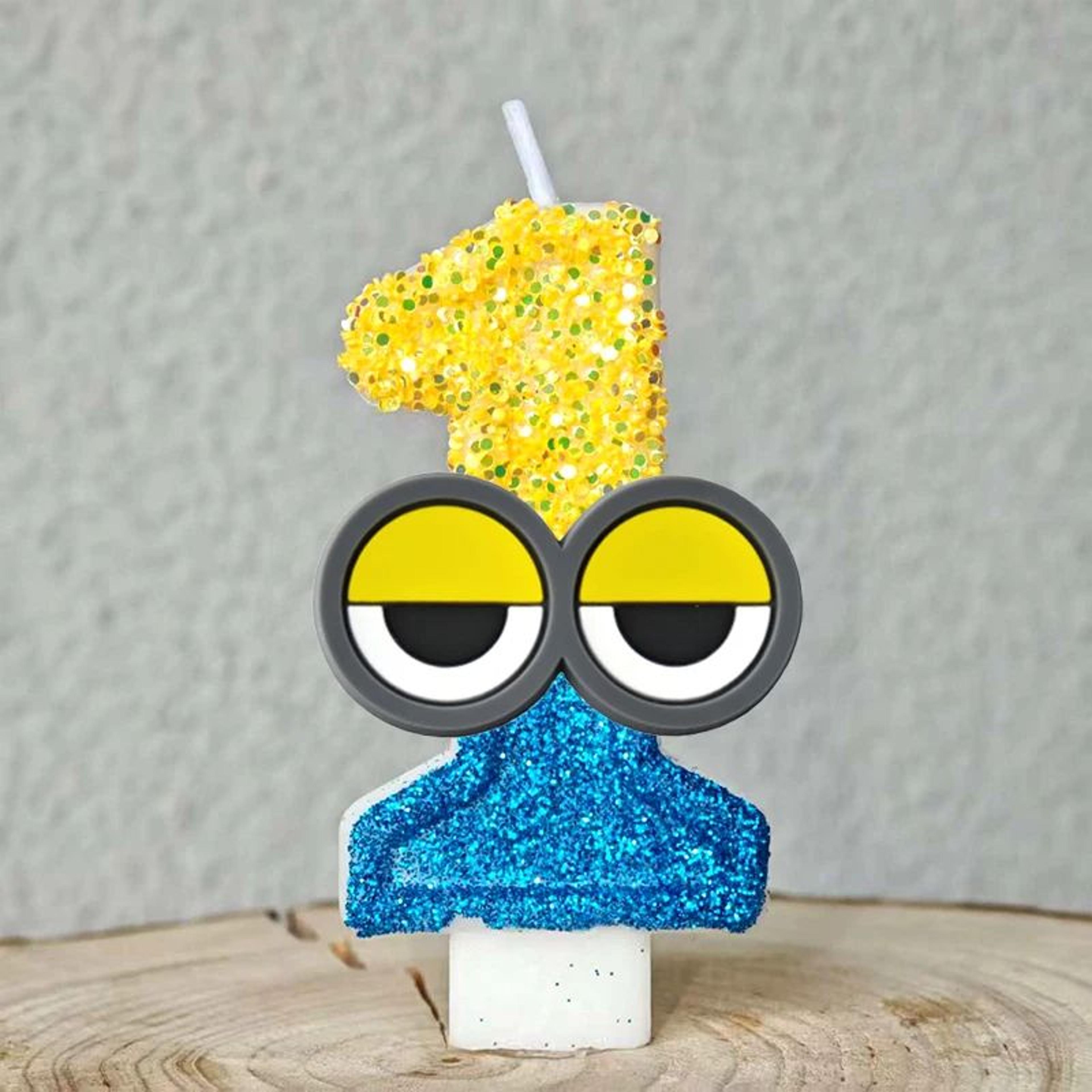 Cute Banana Man Number Birthday Candle 12