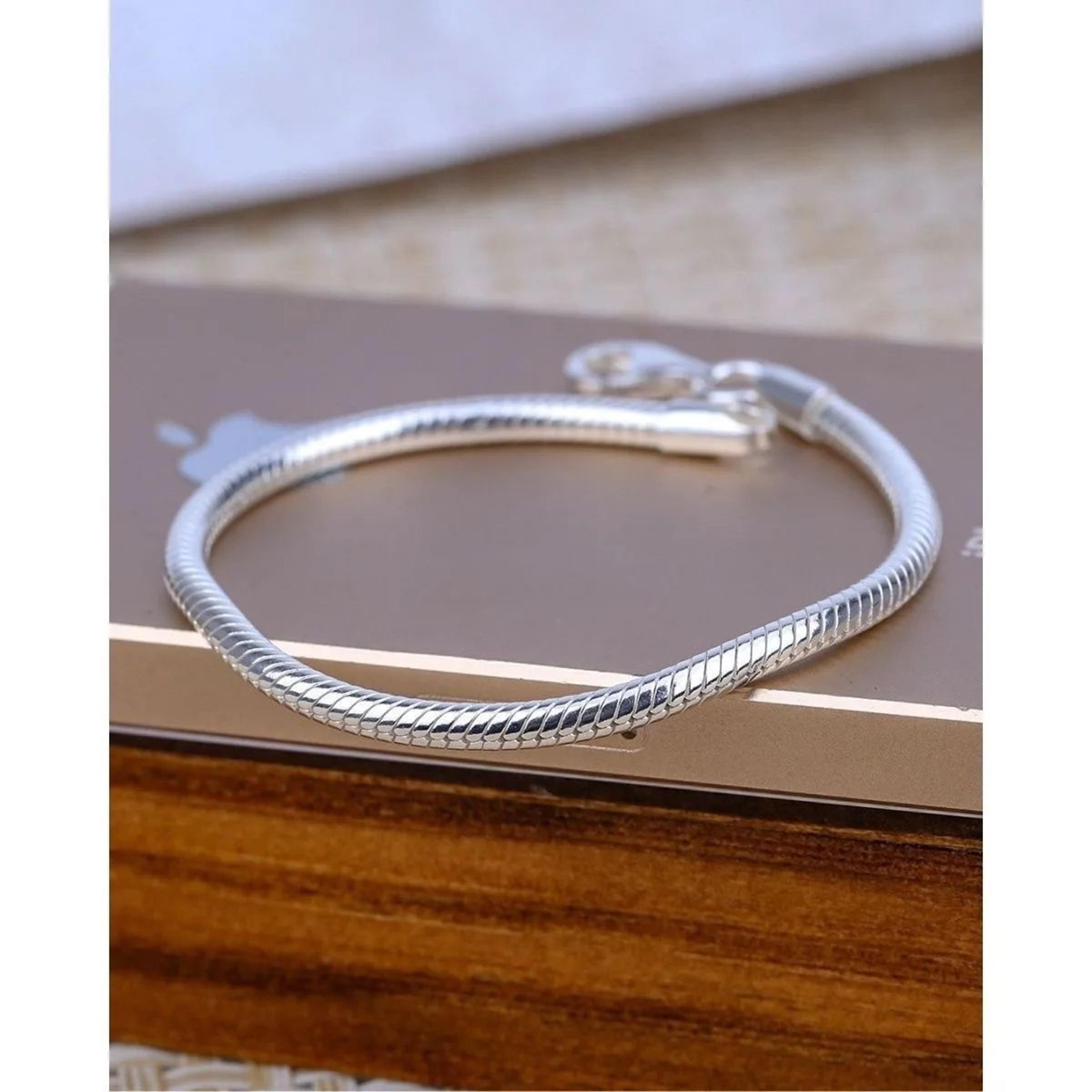 925 Sterling Silver Snake Chain Bracelet 3
