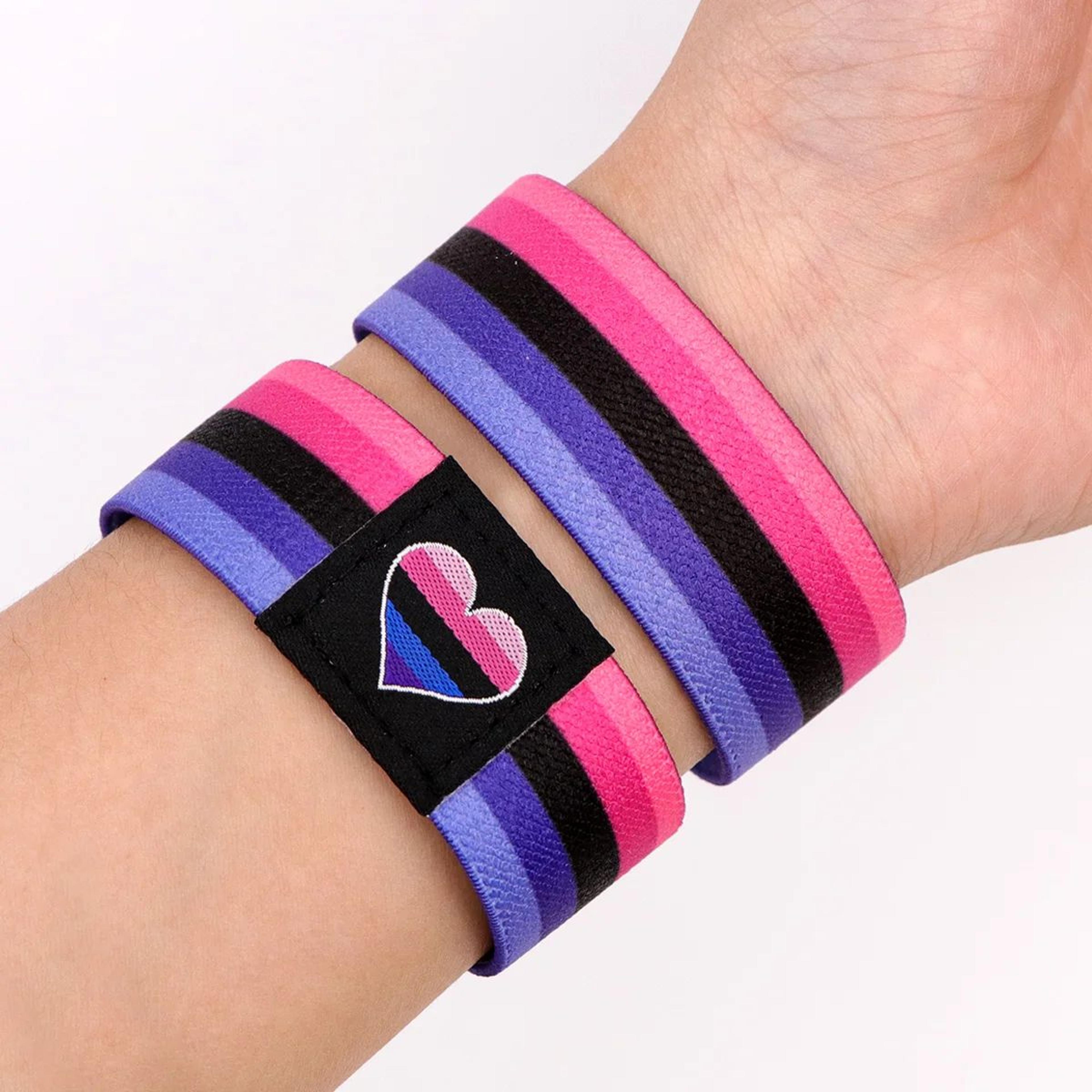 Rainbow Pride Elastic Wristband Bracelet 3
