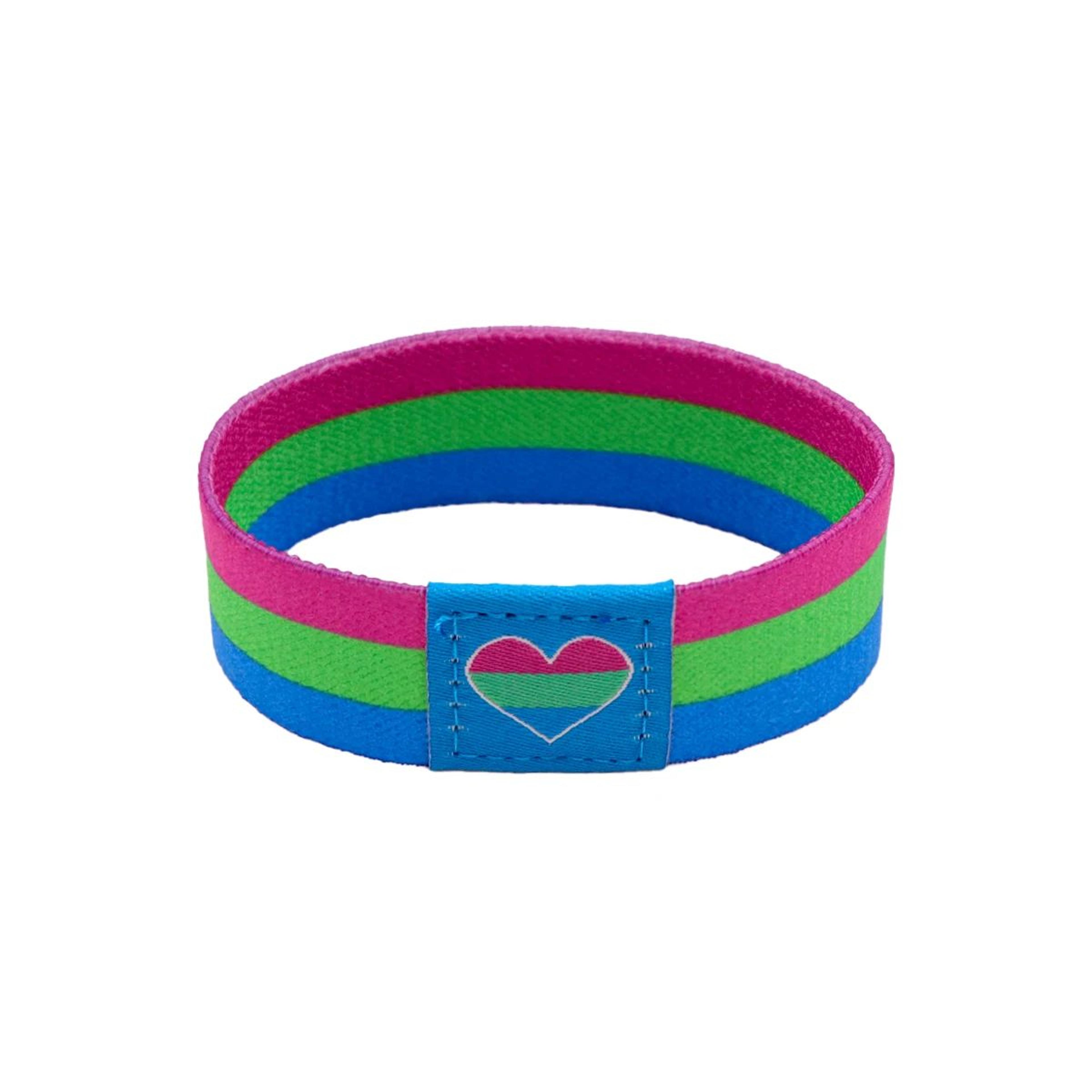 Rainbow Pride Elastic Wristband Bracelet 14