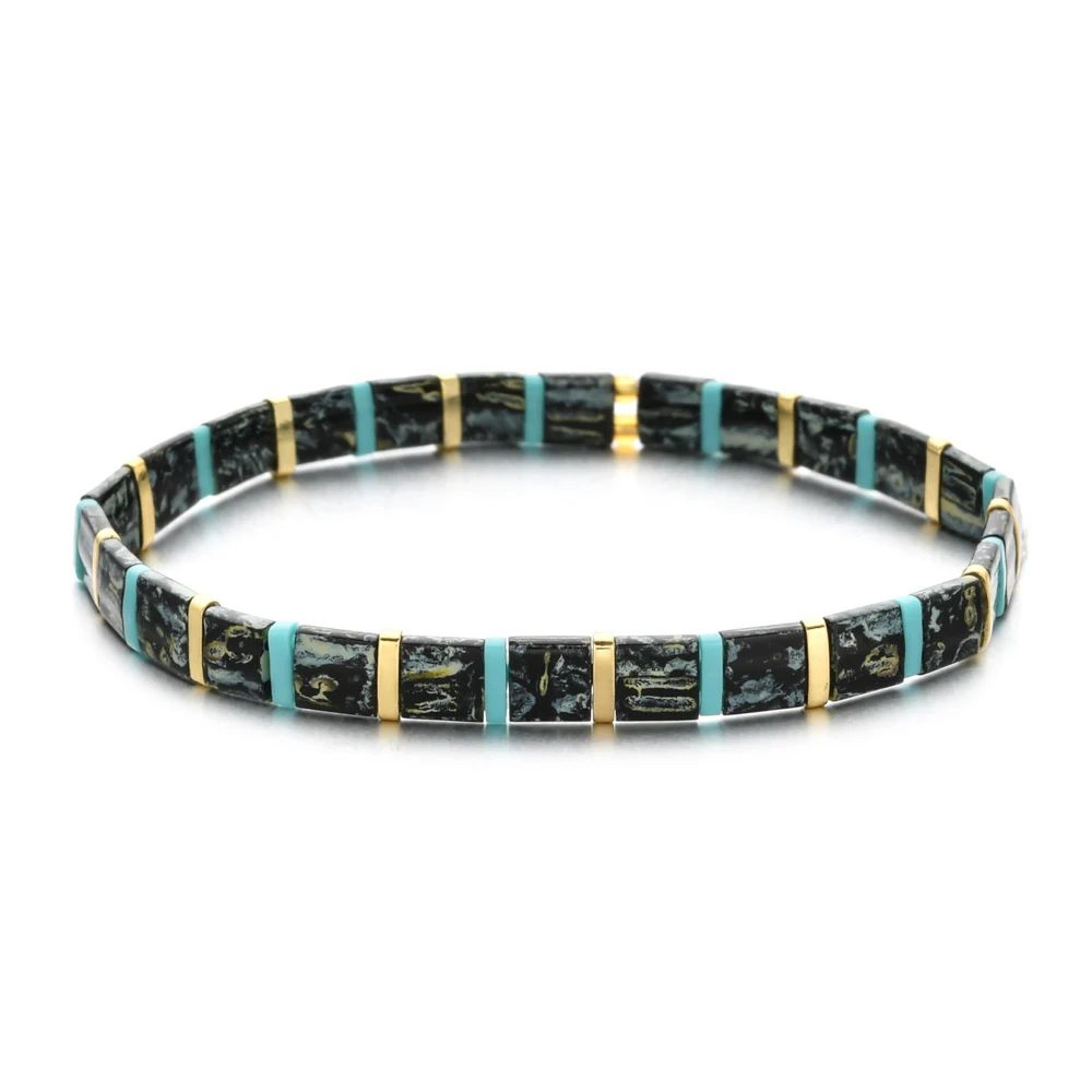 ZMZY Colorful Tila Beaded Elastic Bracelet 7