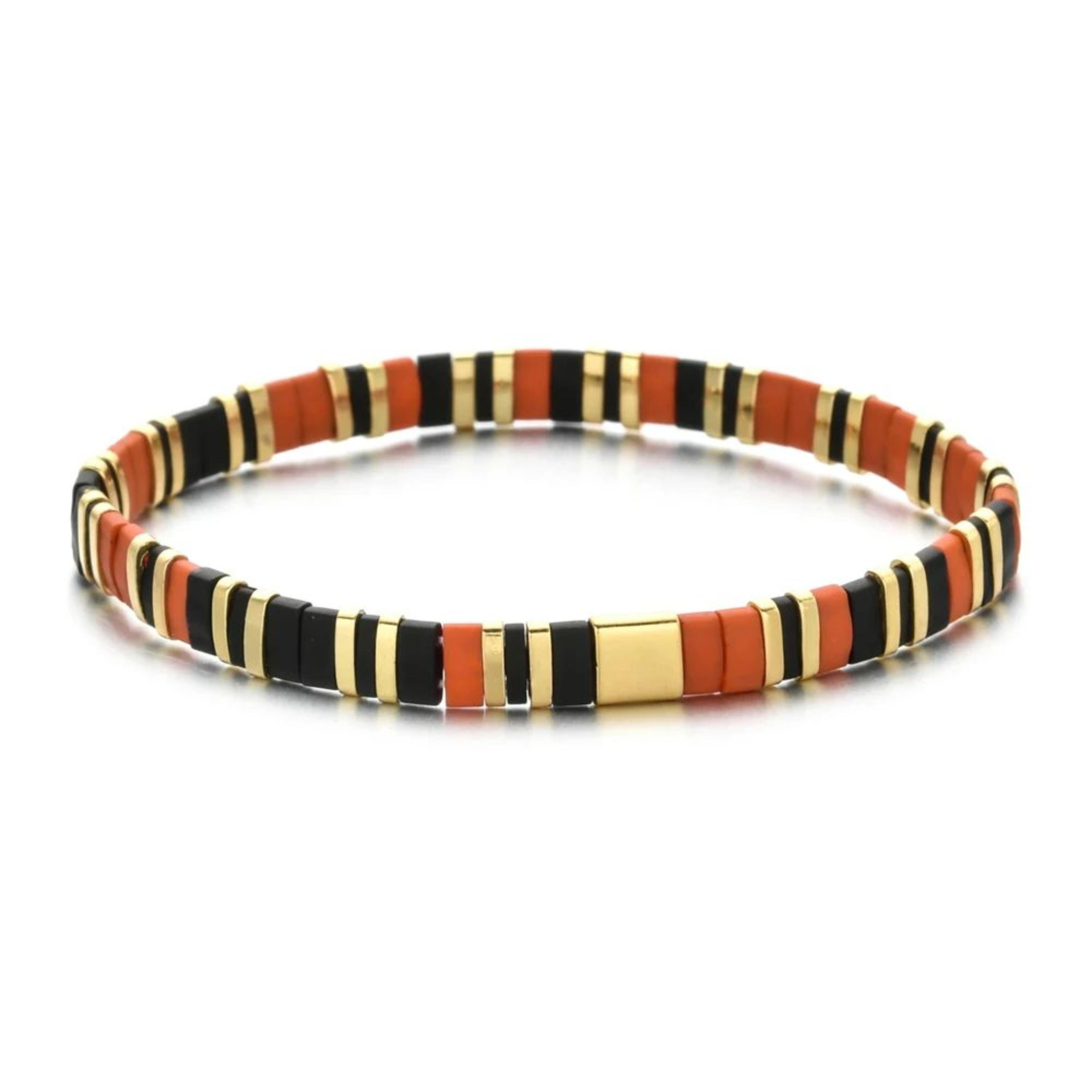 ZMZY Colorful Tila Beaded Elastic Bracelet 8