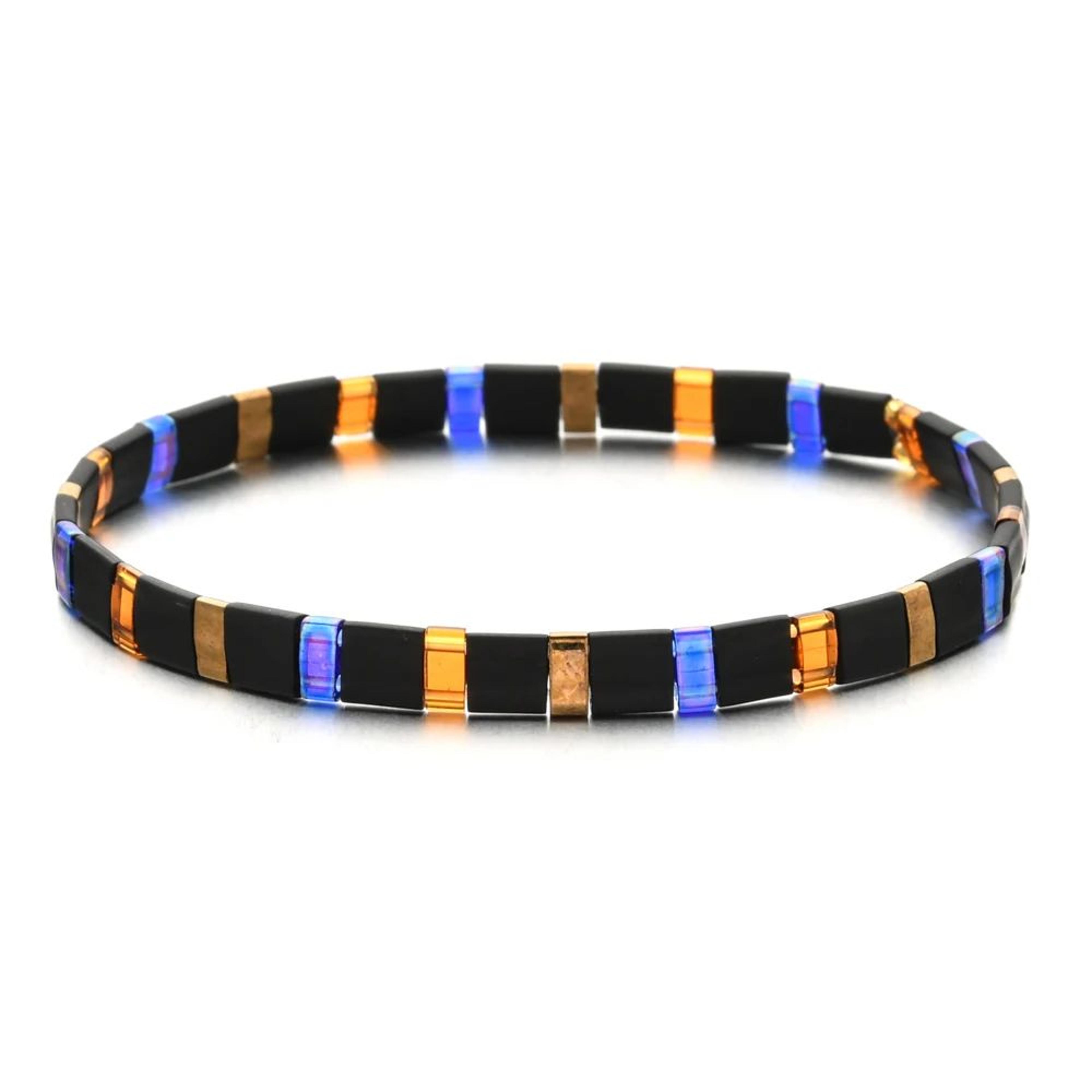 ZMZY Colorful Tila Beaded Elastic Bracelet 15