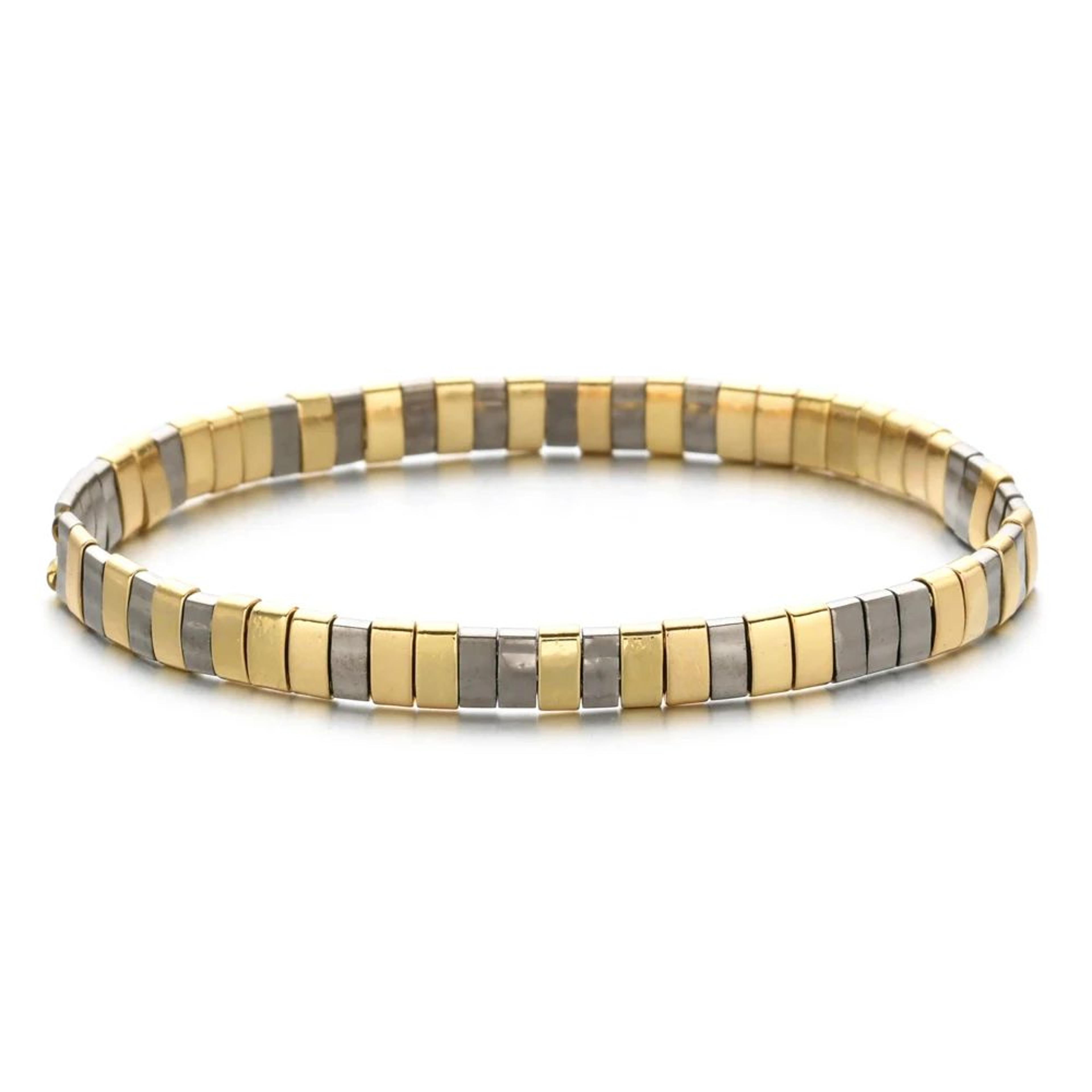 ZMZY Colorful Tila Beaded Elastic Bracelet 20