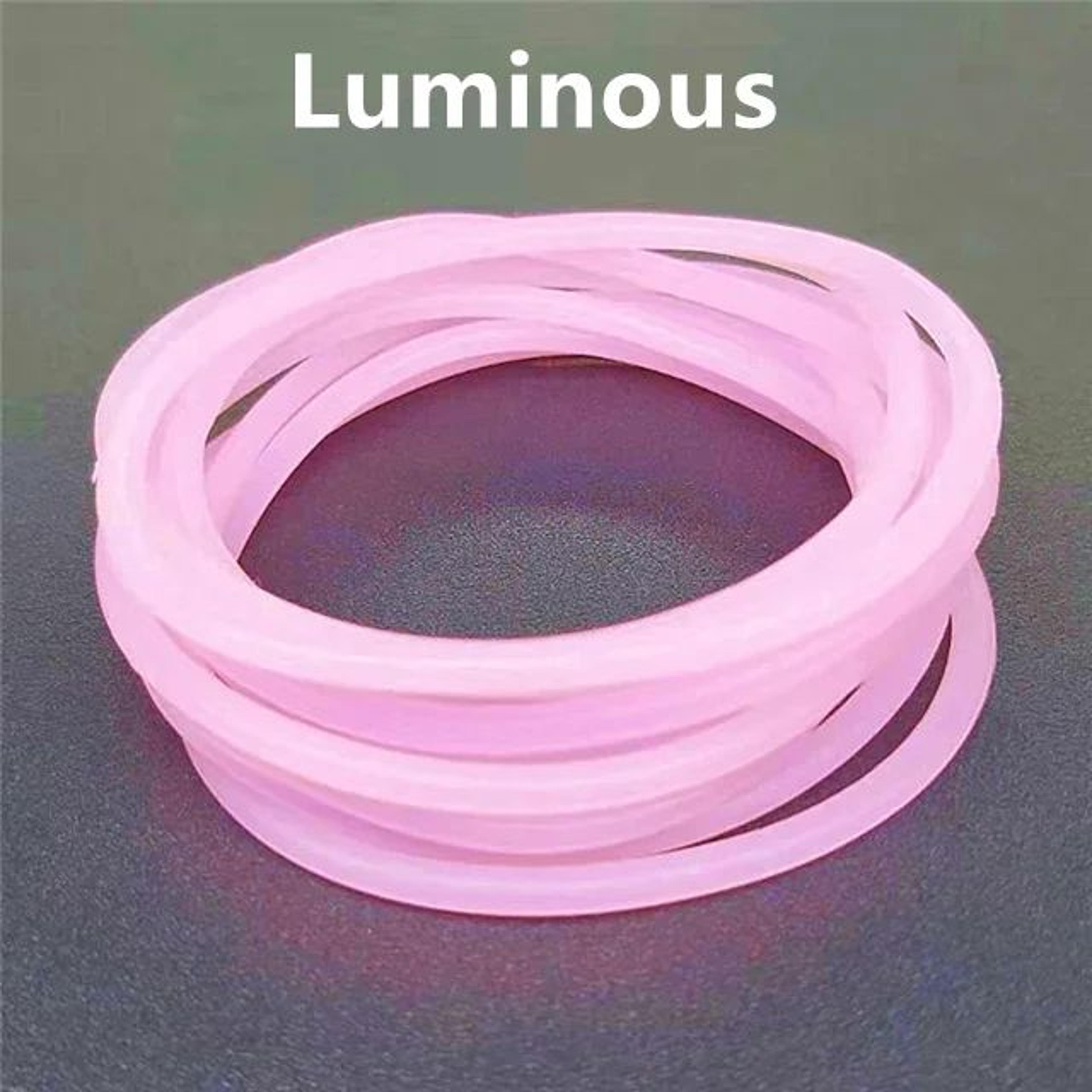 Candy Color Glow In The Dark Silicone Wristbands 18