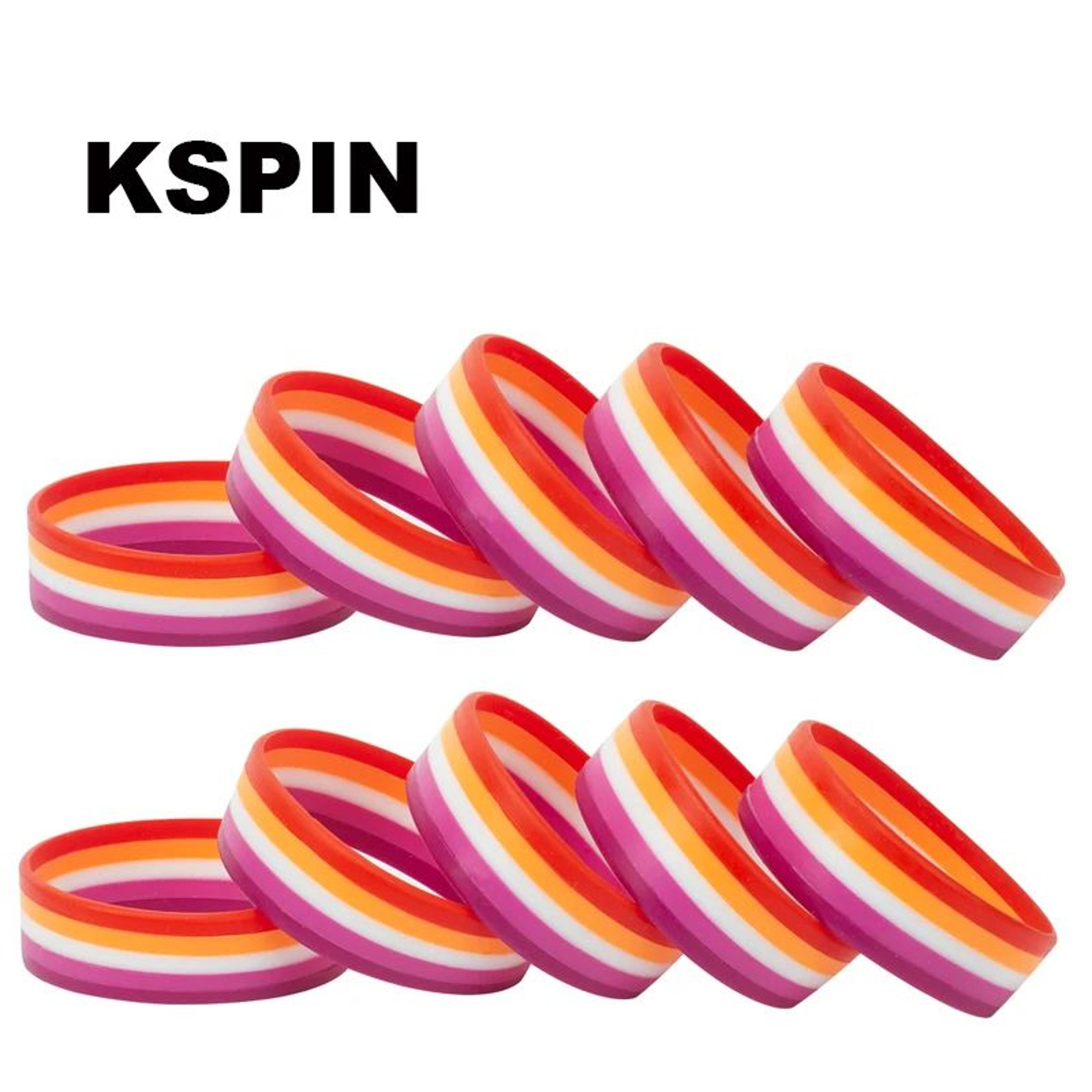 Transgender Pride Silicone Wristband 10