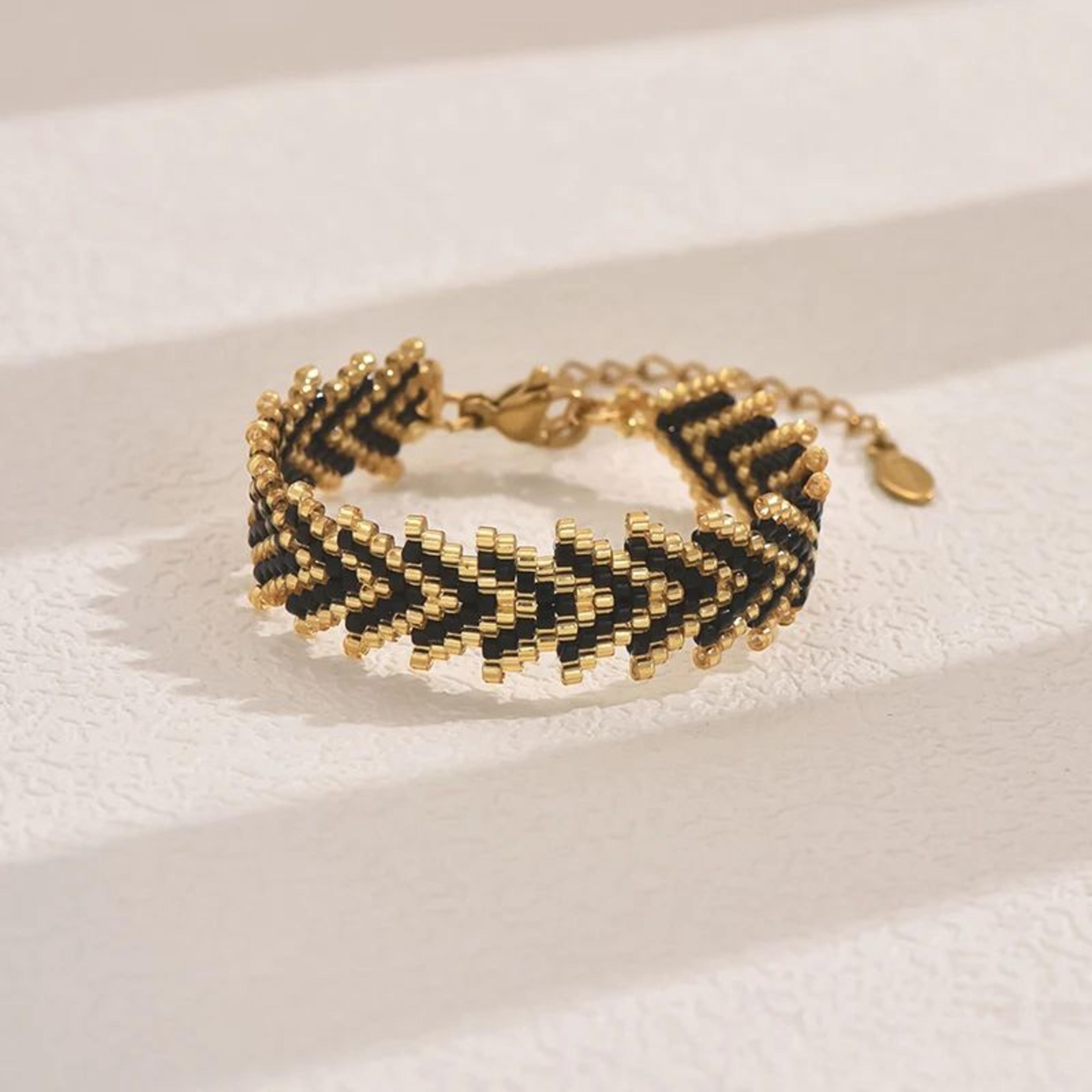 Colorful Miyuki Beaded Chain Bracelet 11