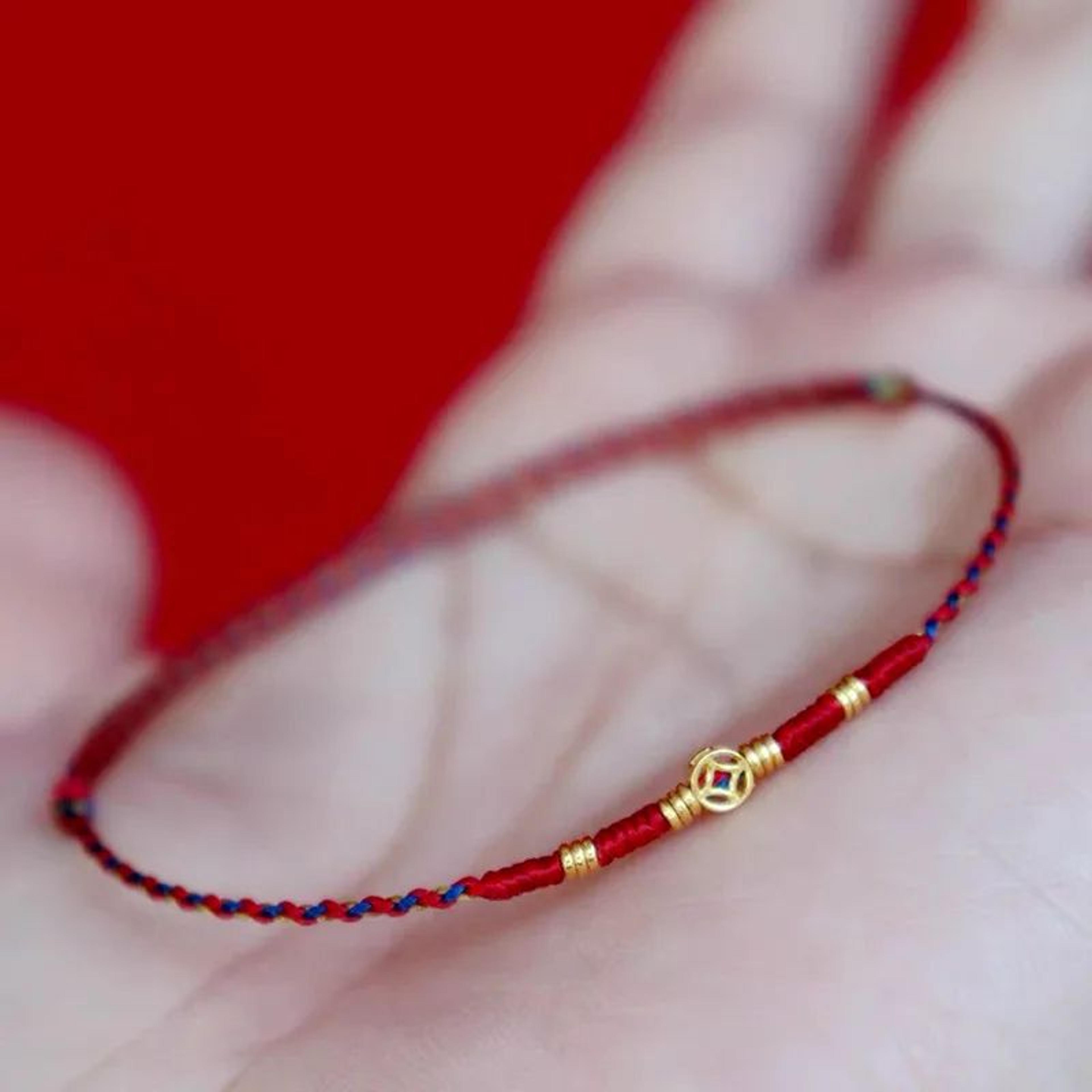 Ancient Coin Woven Lucky Bead Bracelet 3