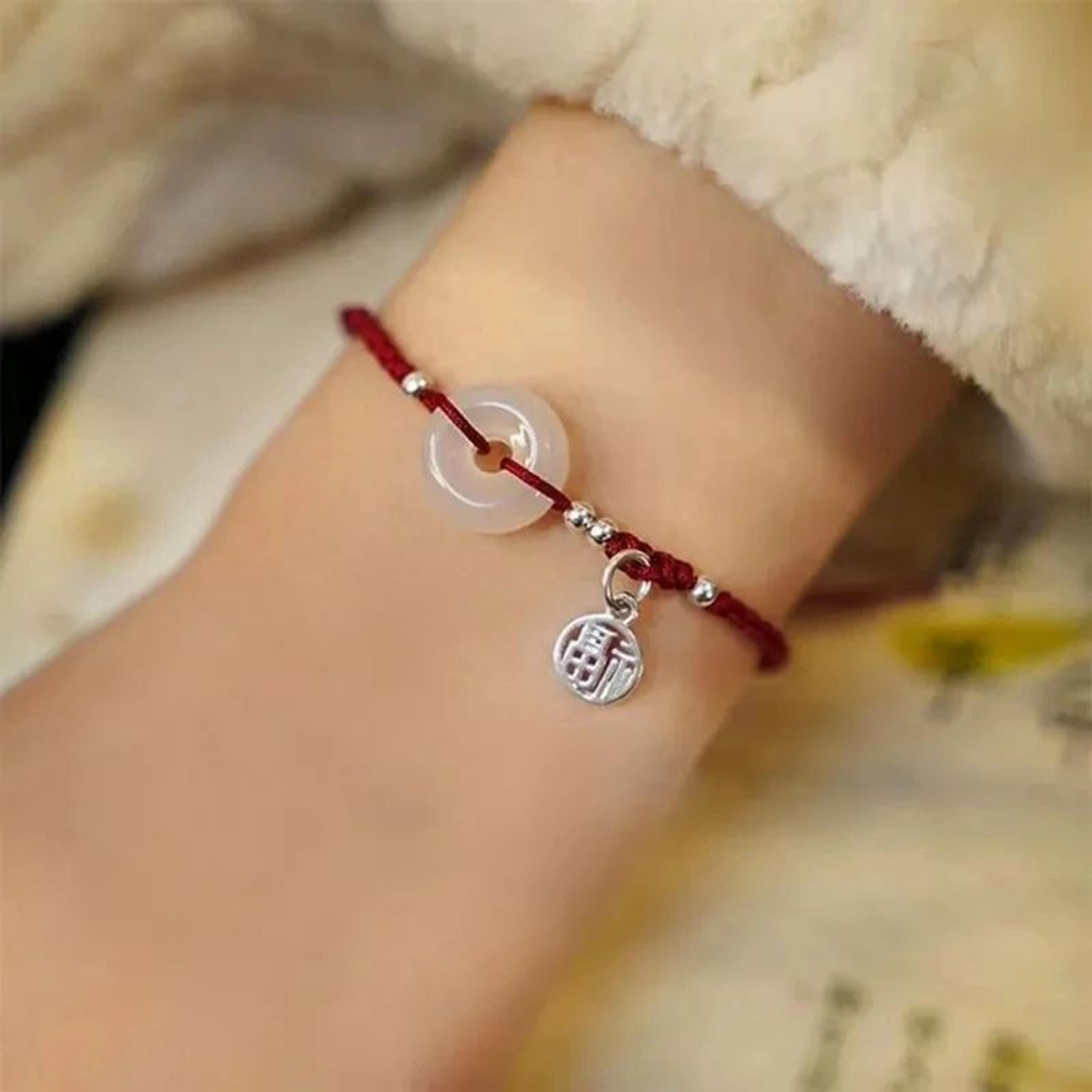 Ancient Coin Woven Lucky Bead Bracelet 12
