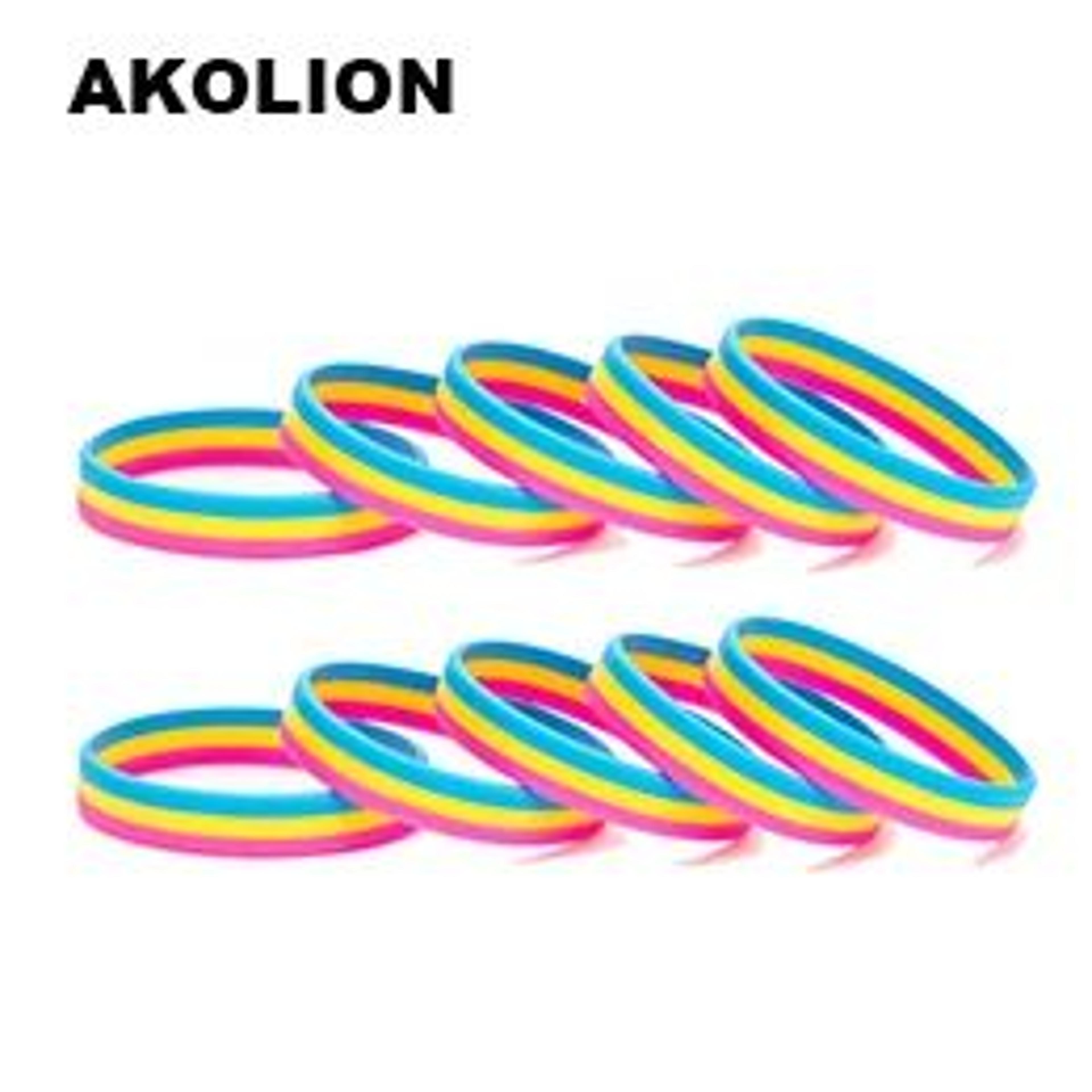 Pansexual Pride Silicone Wristband 6