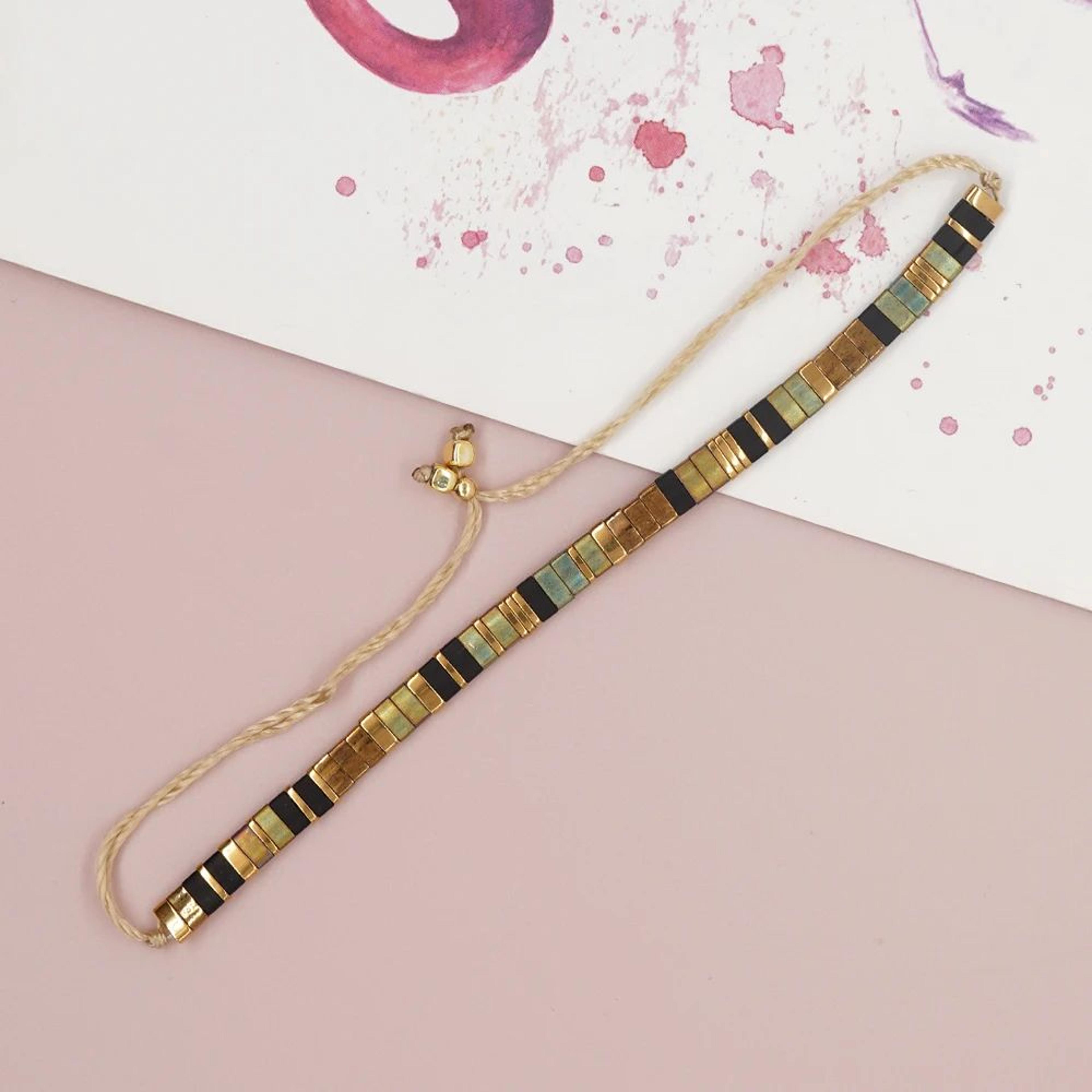 Boho Colorful Tila Beaded Bracelet 2