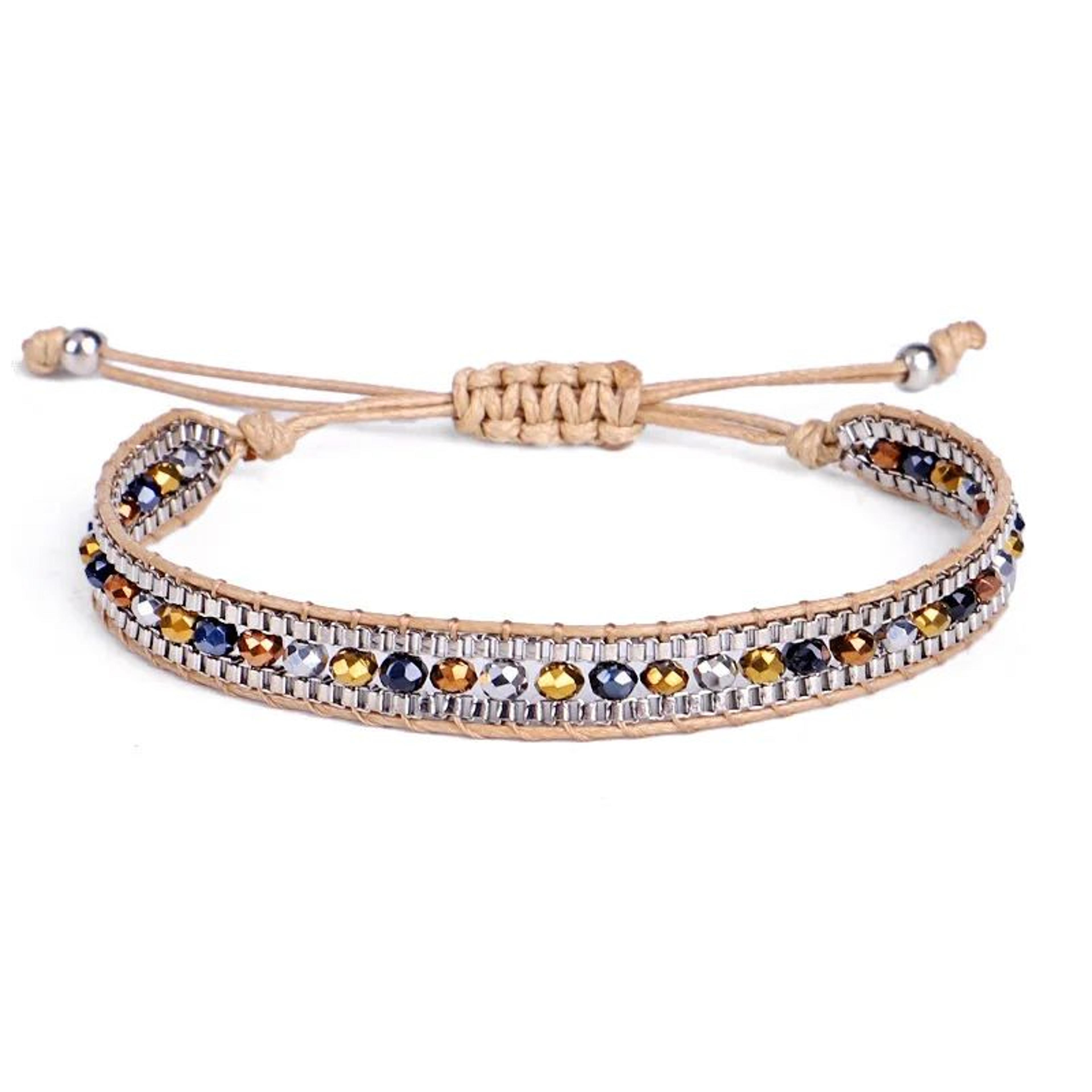 Boho Crystal Miyuki Friendship Bracelet 25