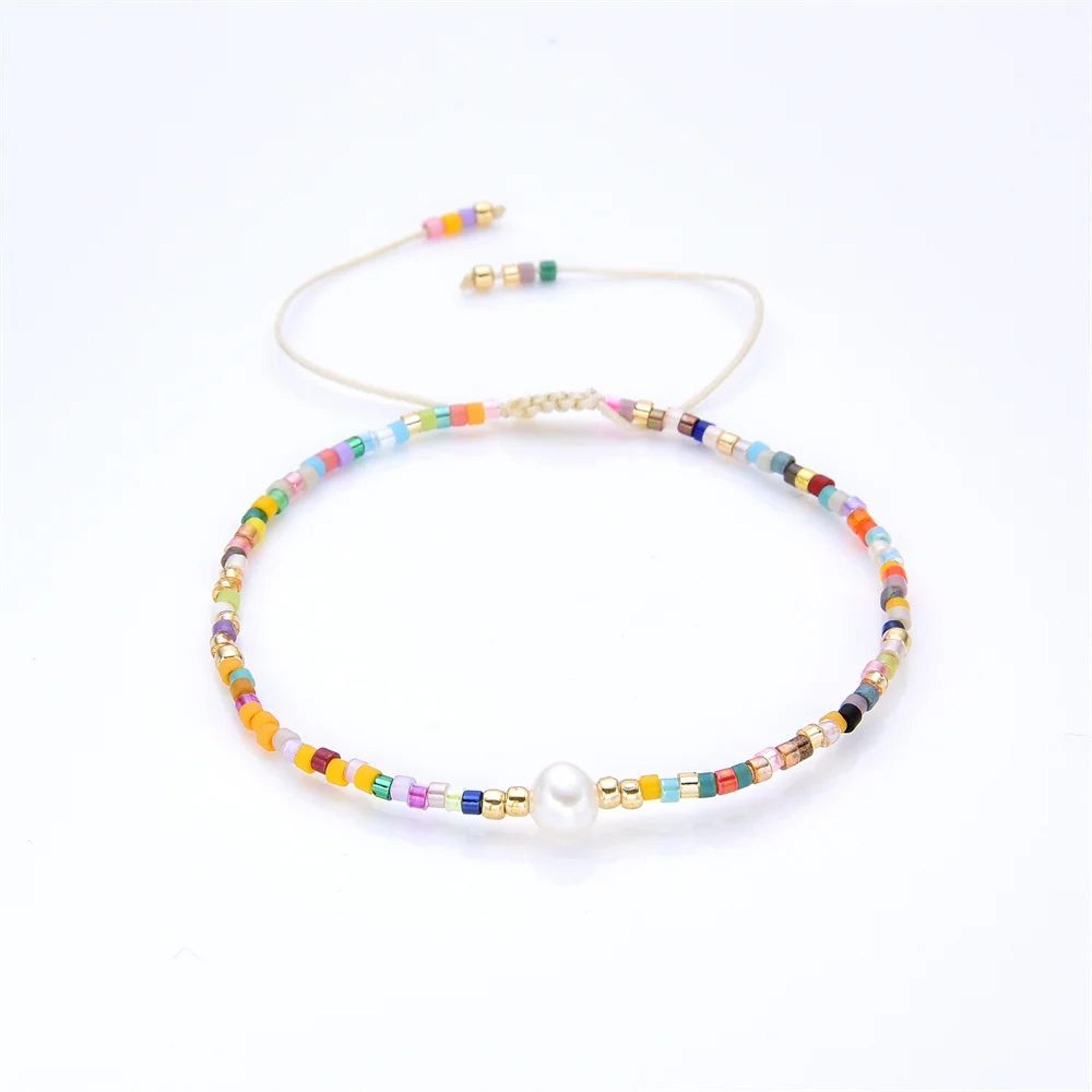 Multicolor Miyuki Pearl Beaded Bracelet 4
