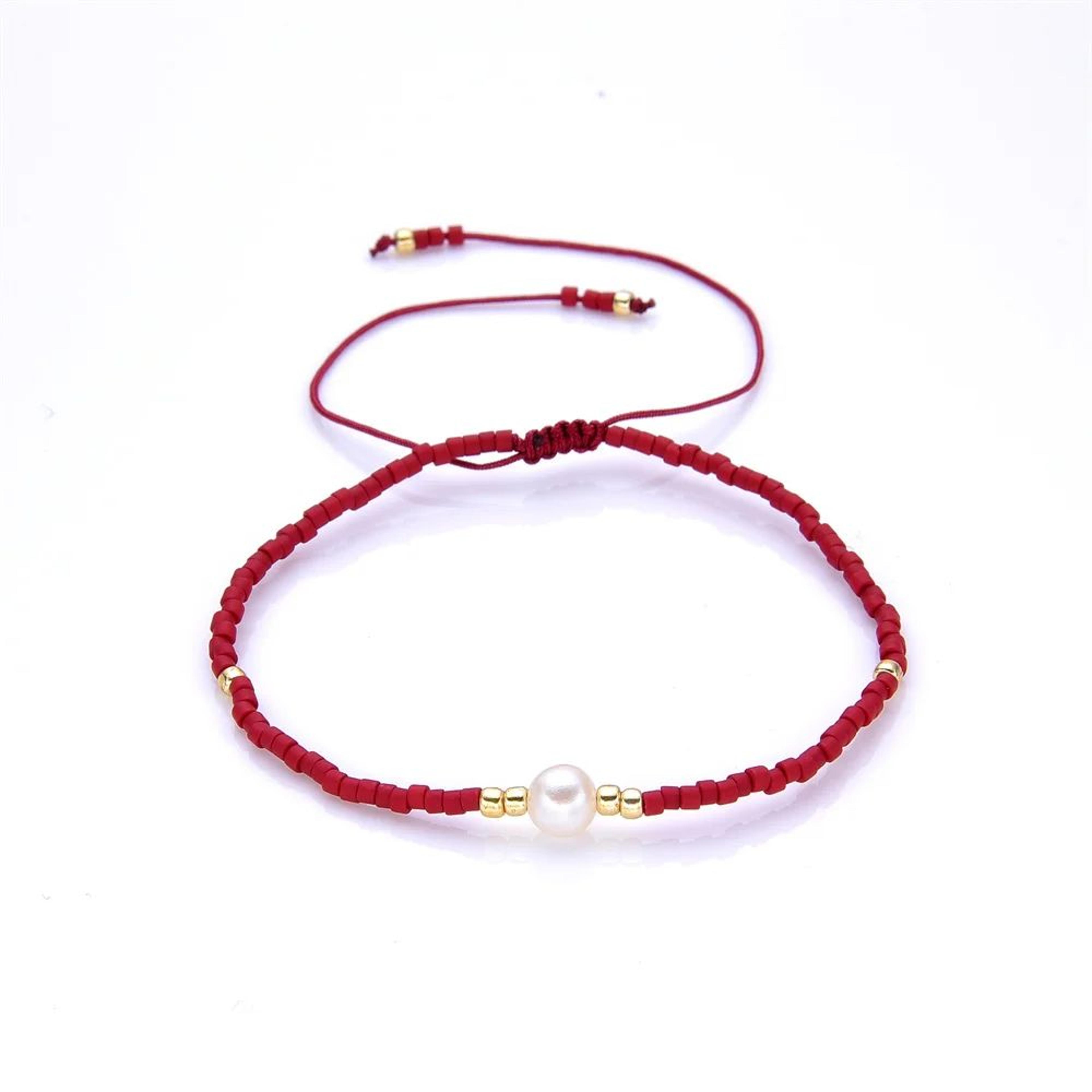 Multicolor Miyuki Pearl Beaded Bracelet 10