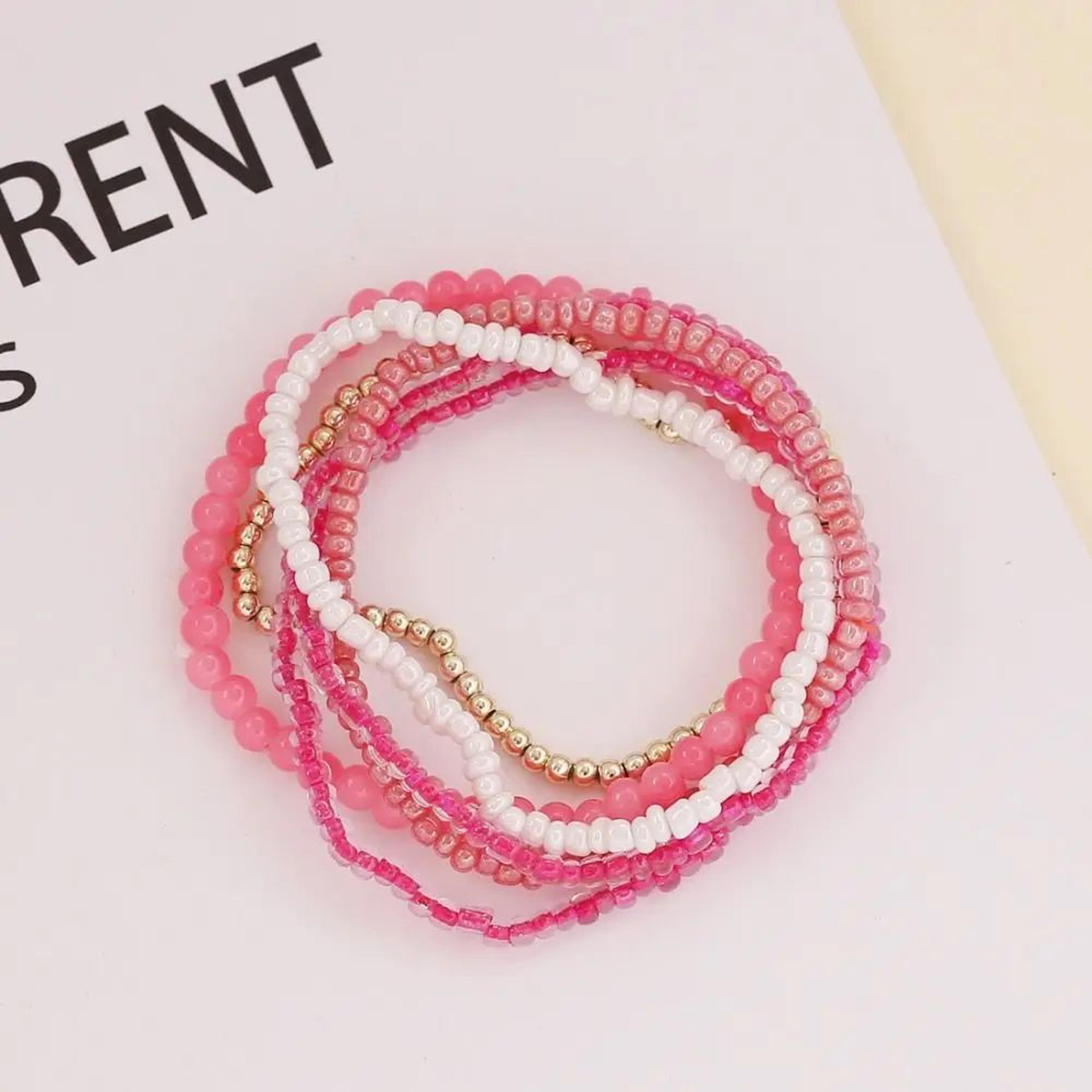Boho Multicolor Stone Layered Bracelet 3