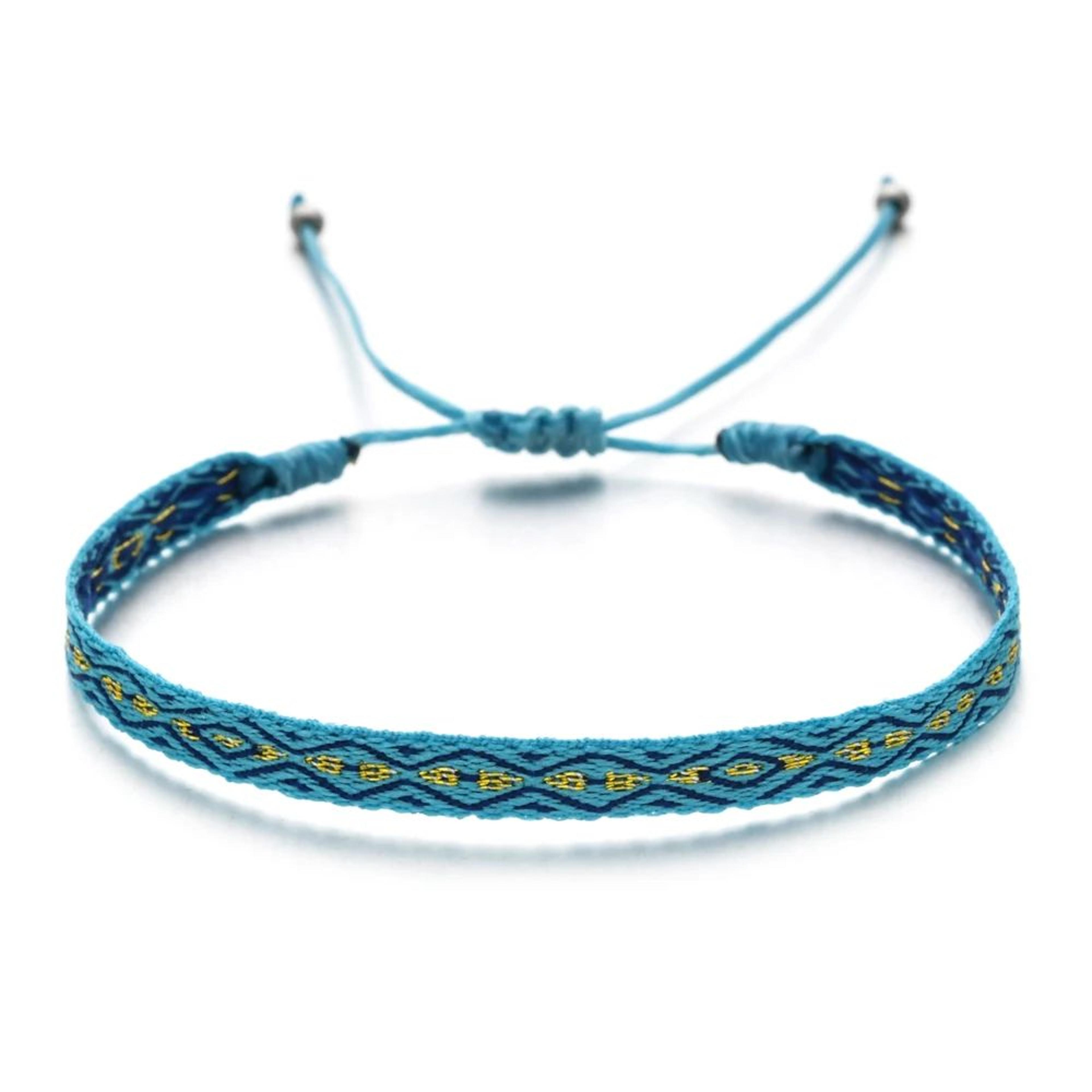 Colorful Boho Woven Friendship Bracelet 15