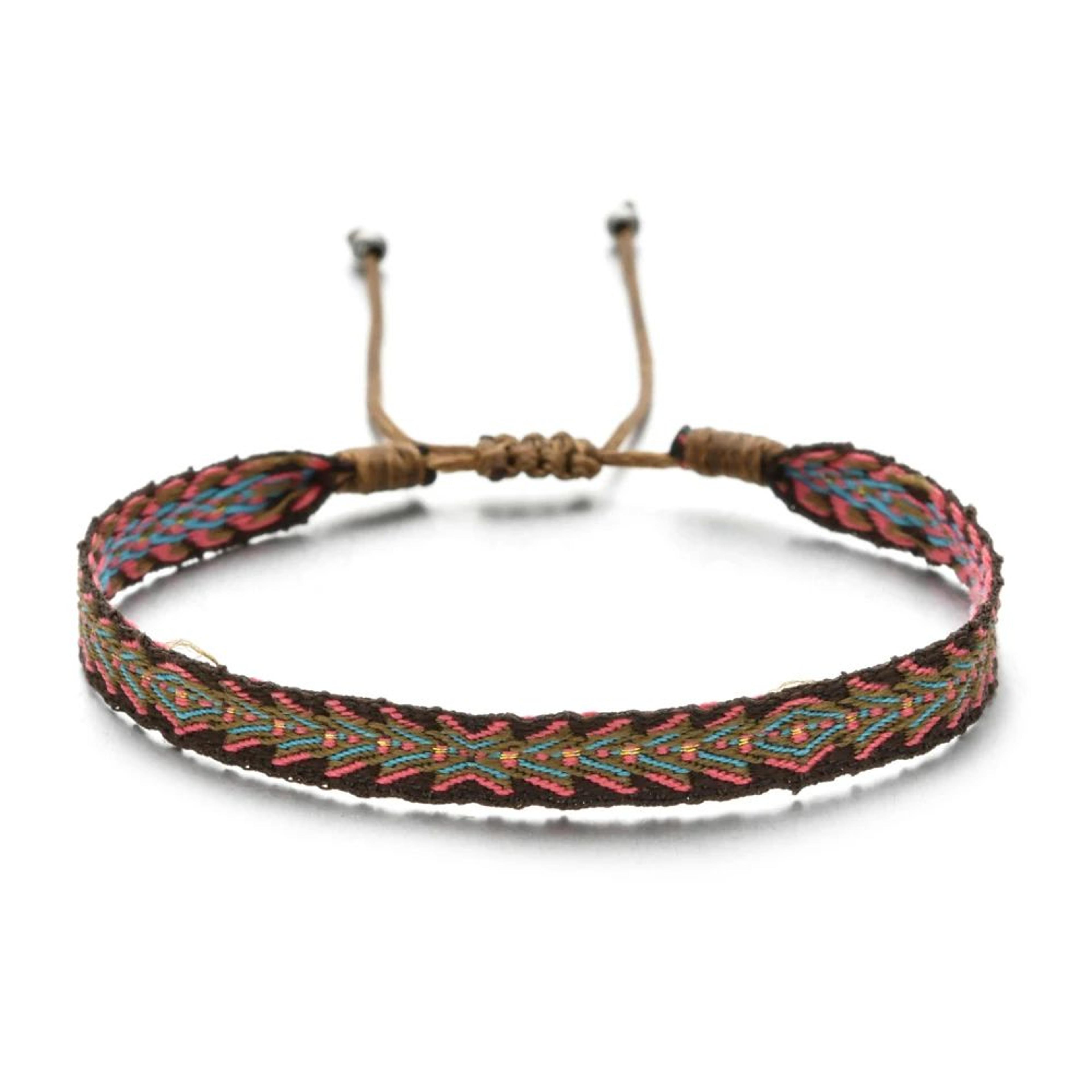 Colorful Boho Woven Friendship Bracelet 17