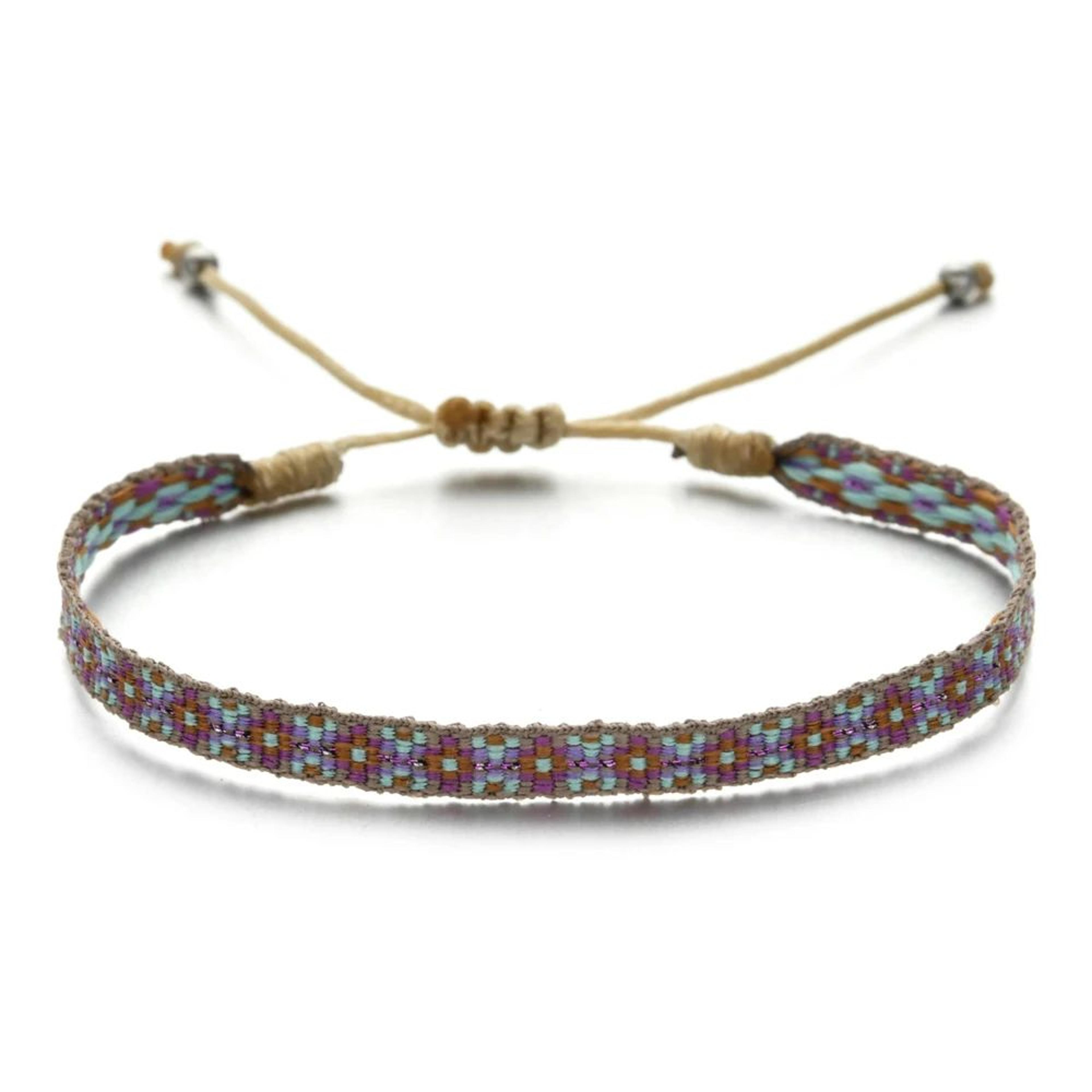 Colorful Boho Woven Friendship Bracelet 19