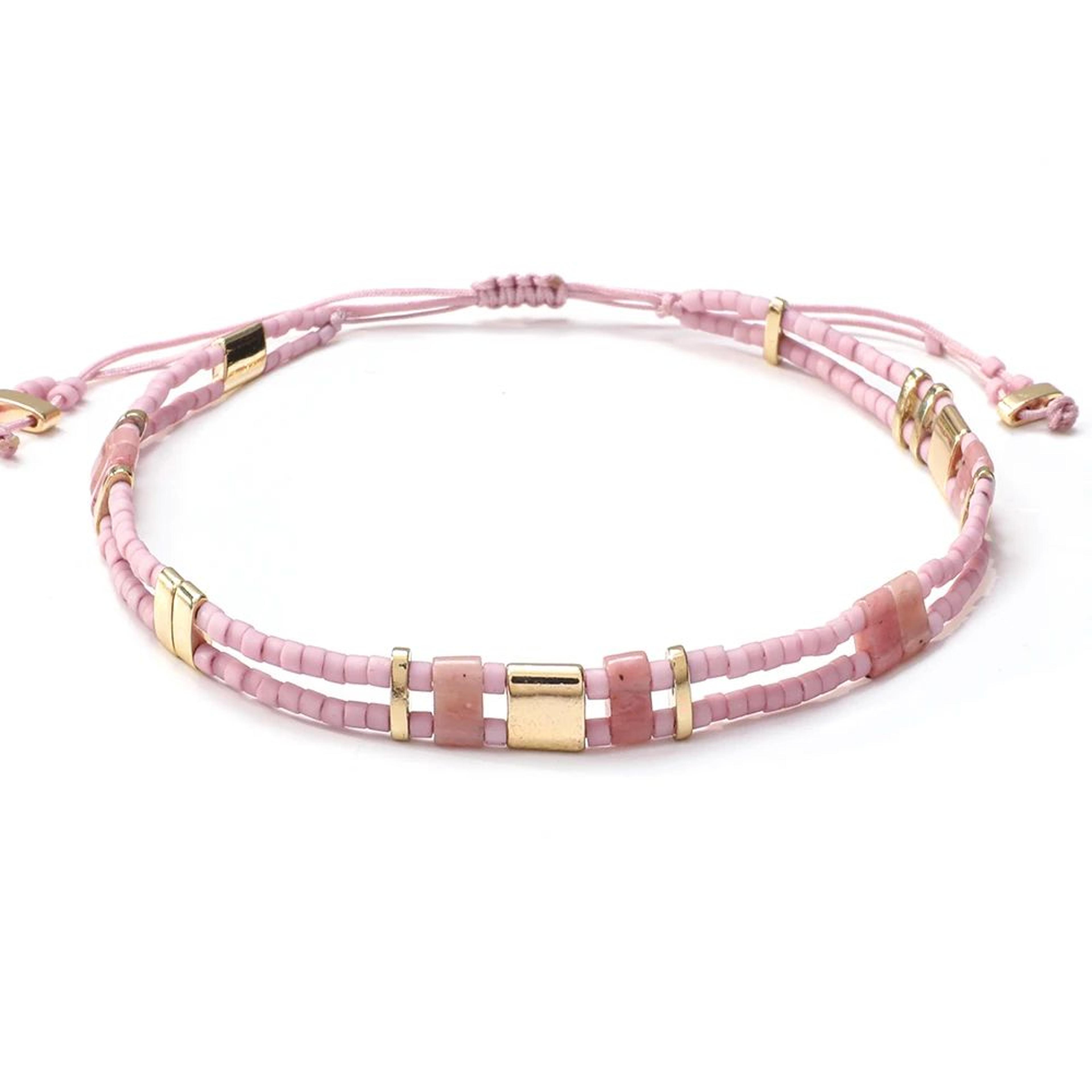 Colorful Double Layer Miyuki Tila Bracelet 12