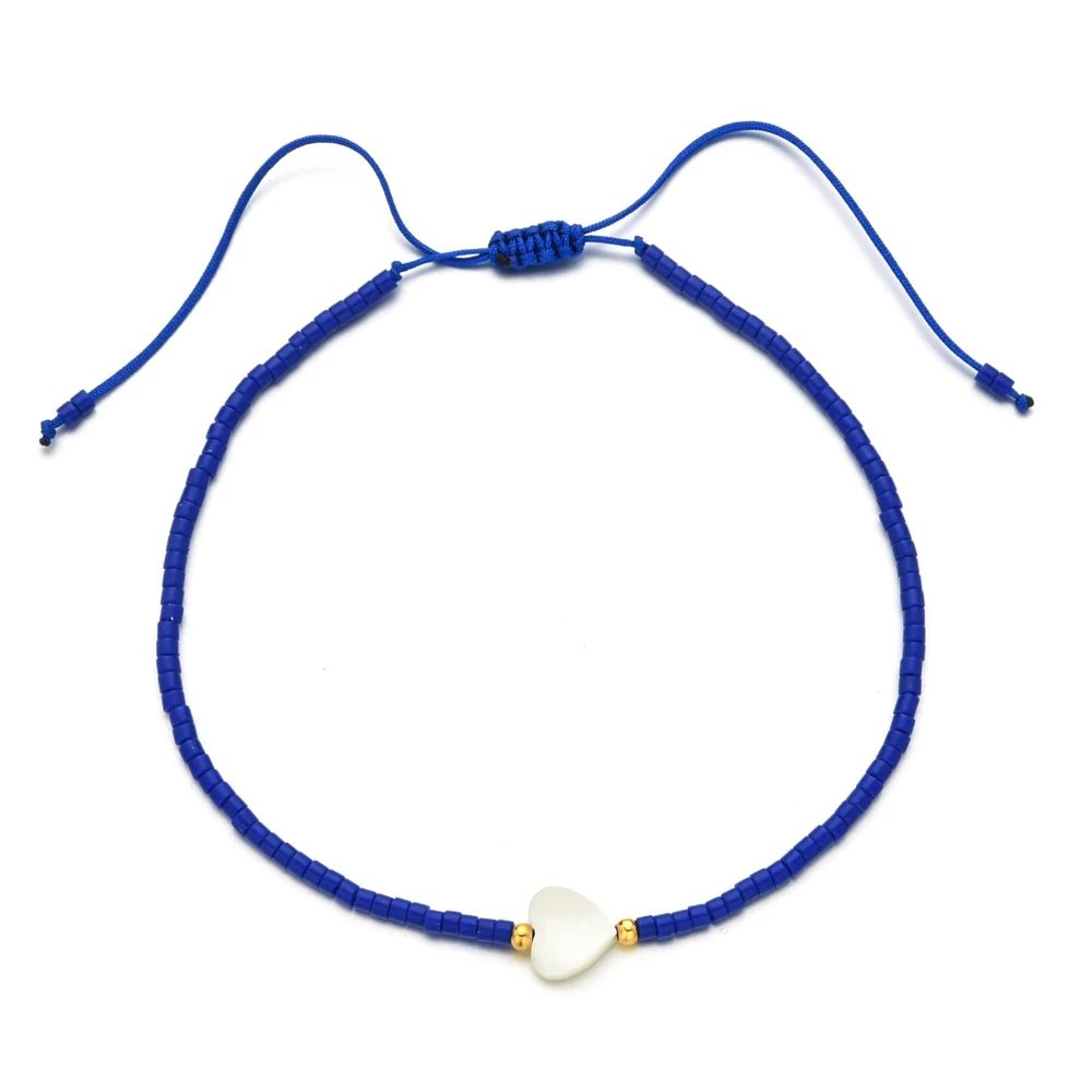 Gradient Miyuki Shell Heart Beaded Bracelet 19