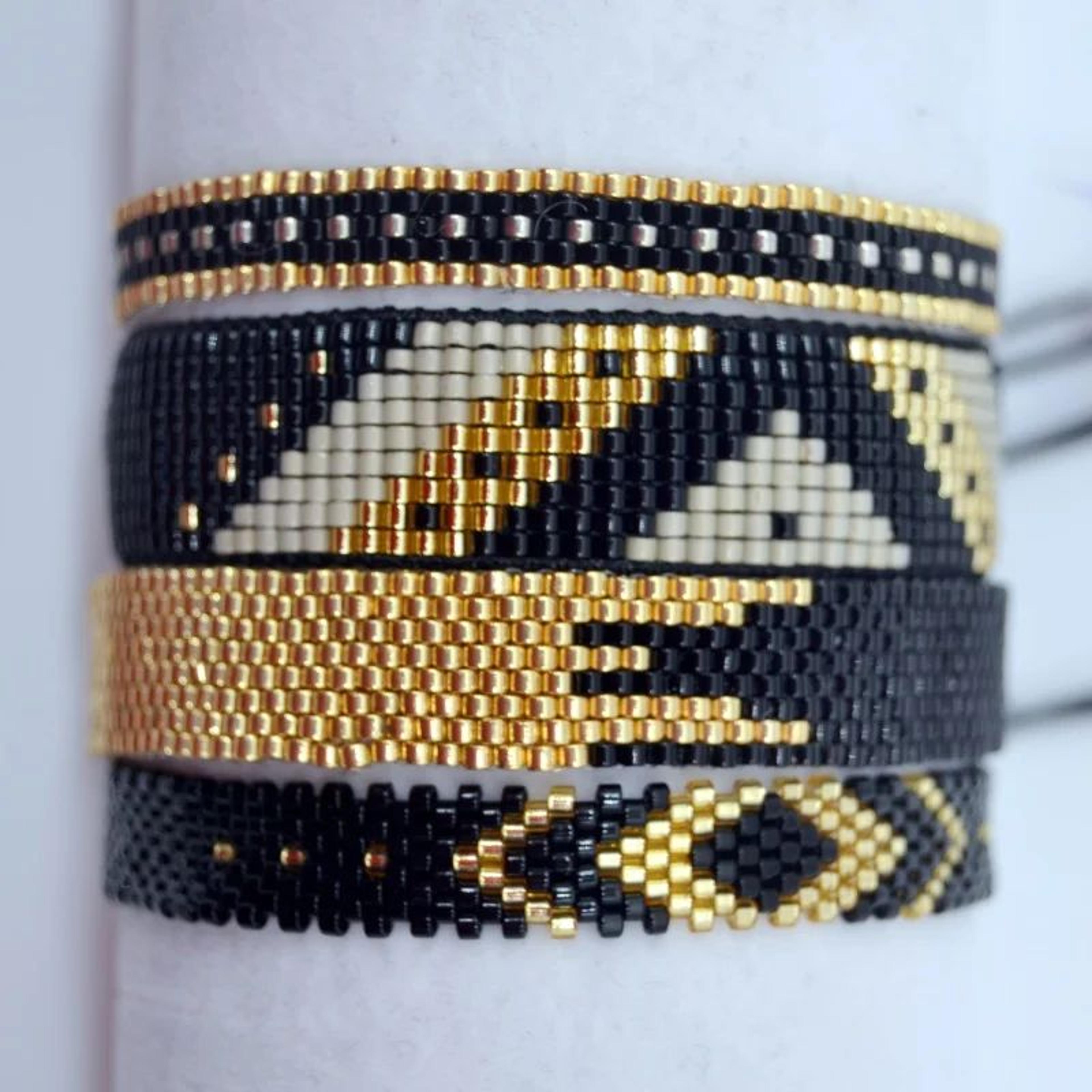 Bohemian Geometric Arrow Beaded Bracelet Set 1