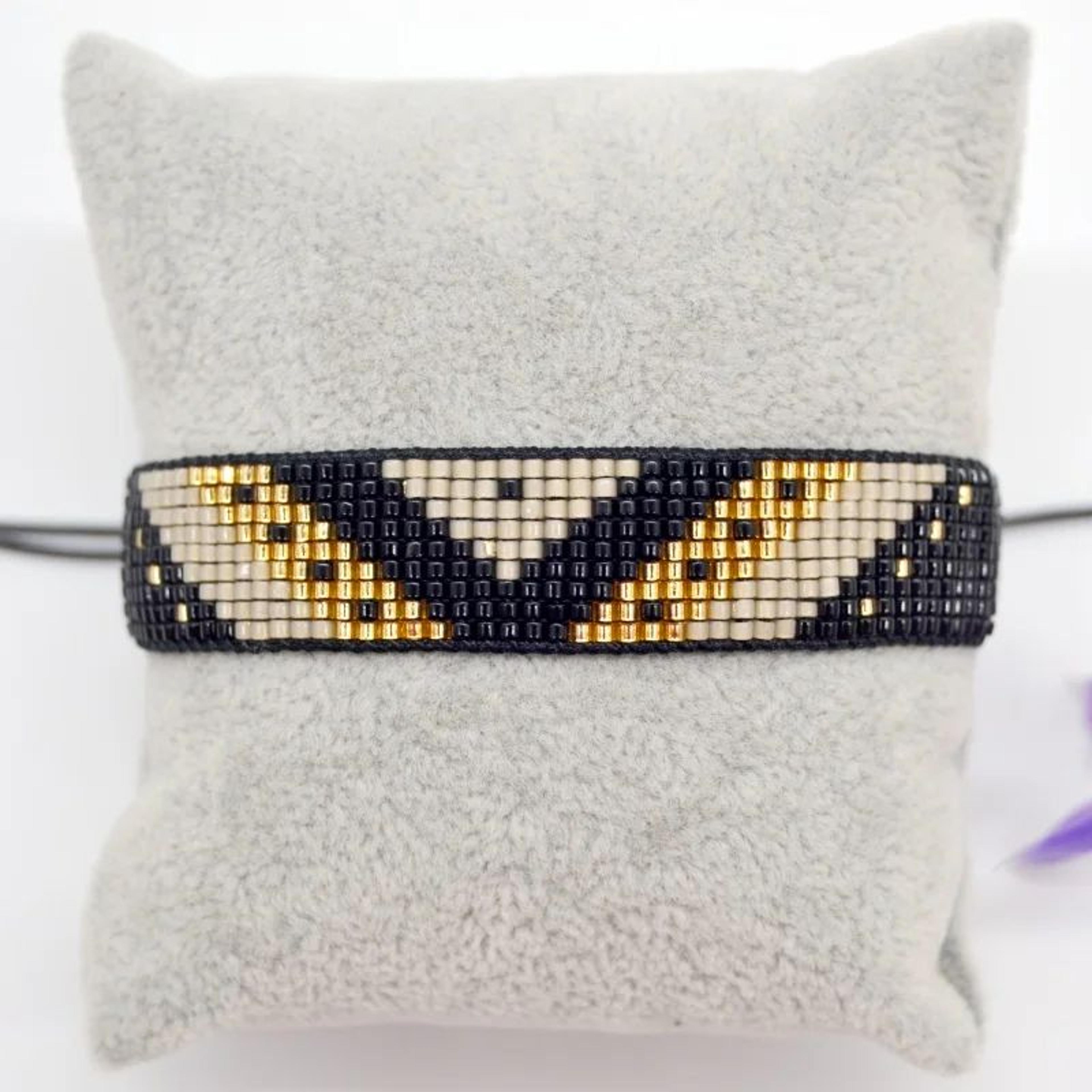 Bohemian Geometric Arrow Beaded Bracelet Set 3